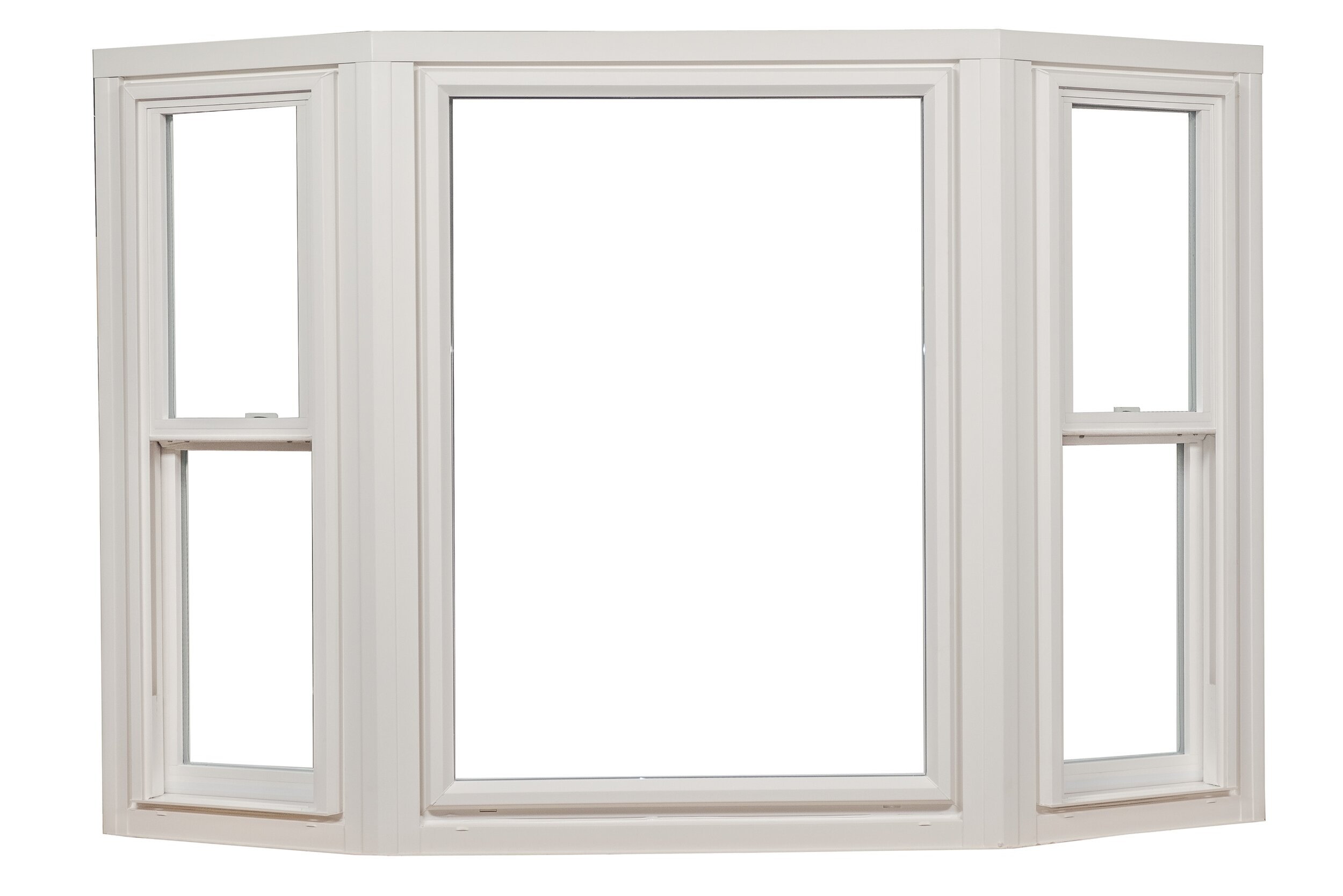 Mercury Excelum's exterior bay windows, with vinyl exterior capping and insulated seat board.