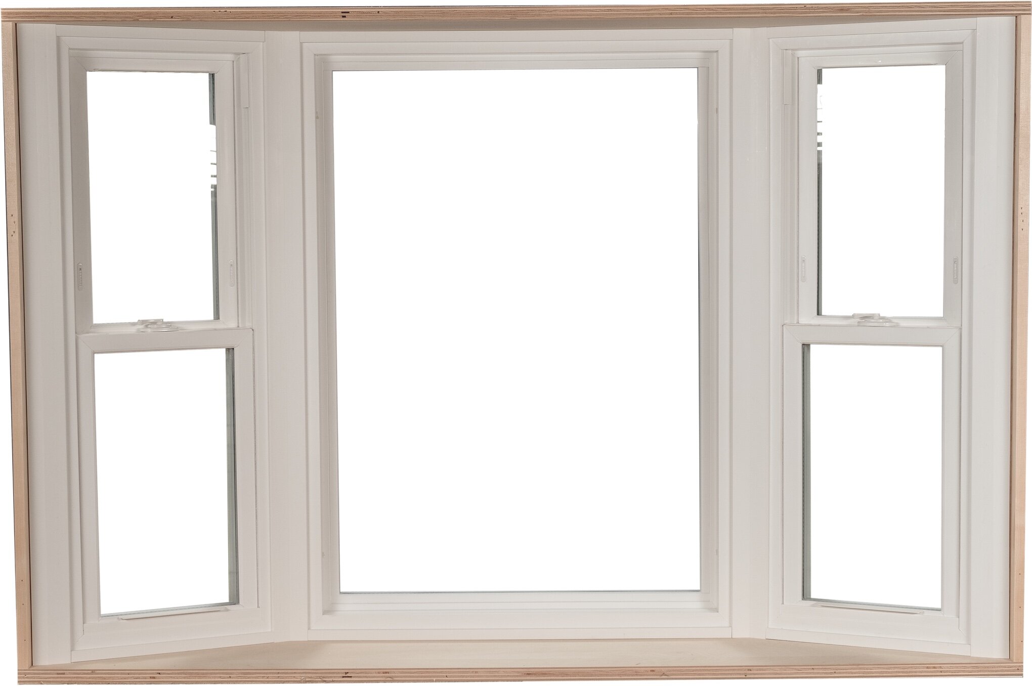 Mercury Excelum's exterior bay windows, with vinyl exterior capping and insulated seat board.