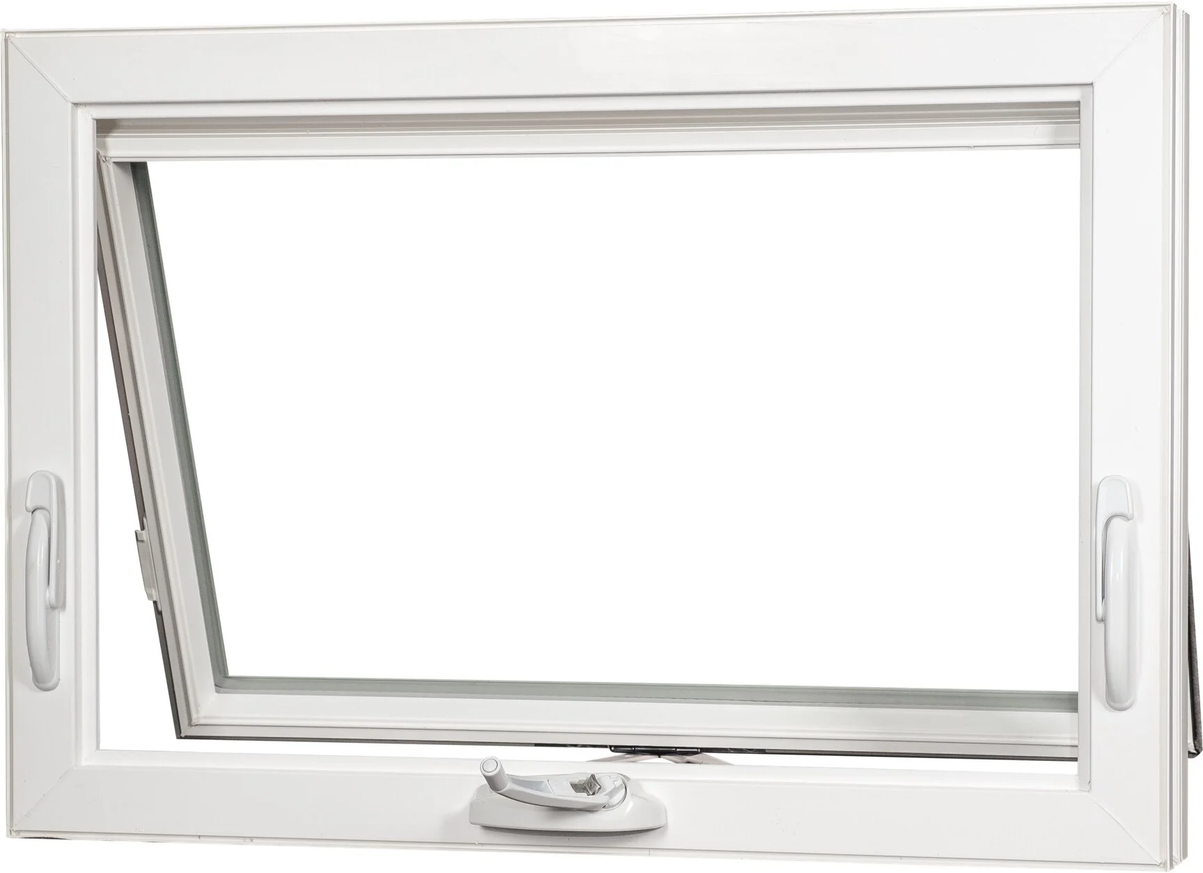 An image of Mercury Excelum's EOS+ series vinyl awning windows, double-glazed with Low-E and Argon.