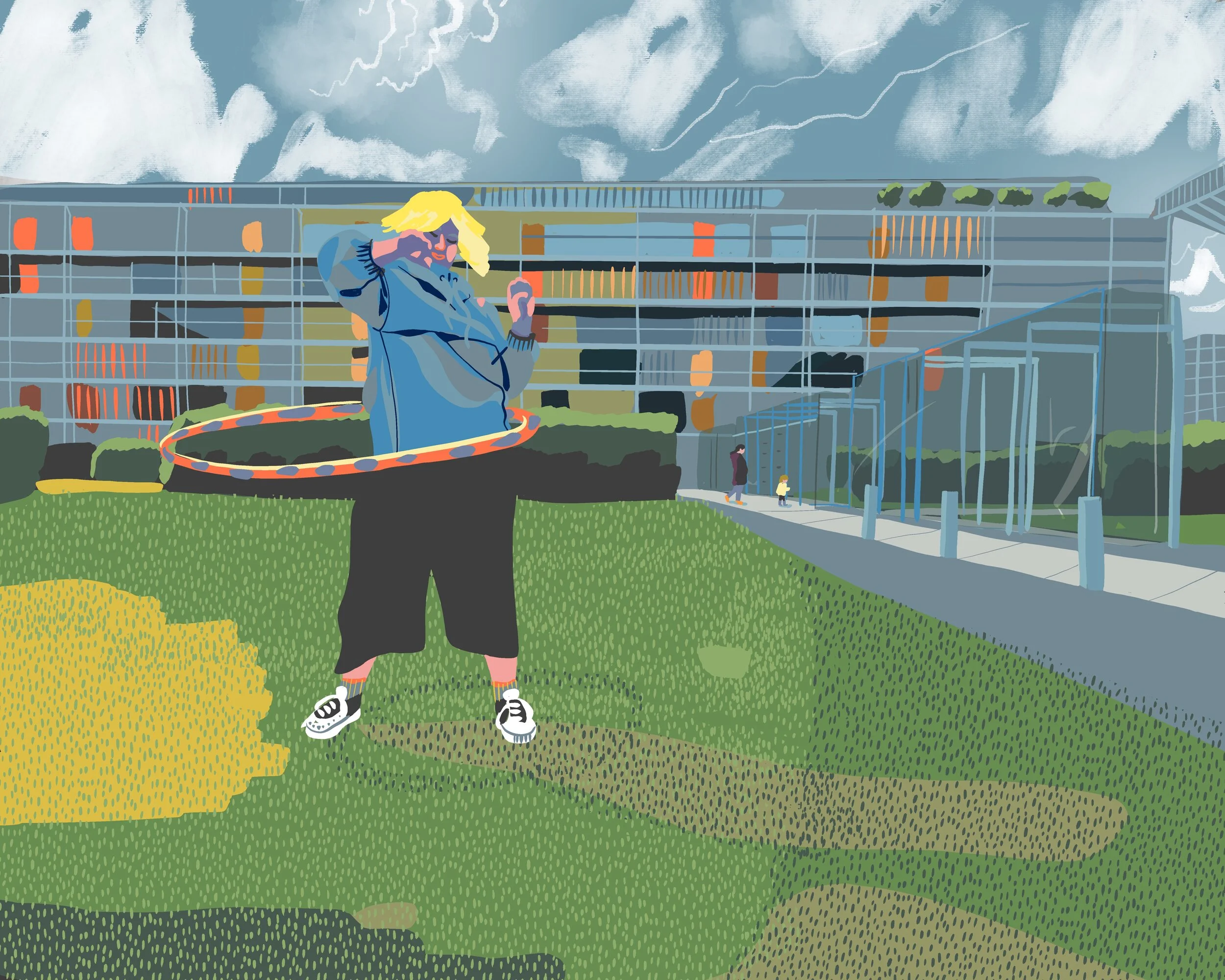 School record in Hula Hoop