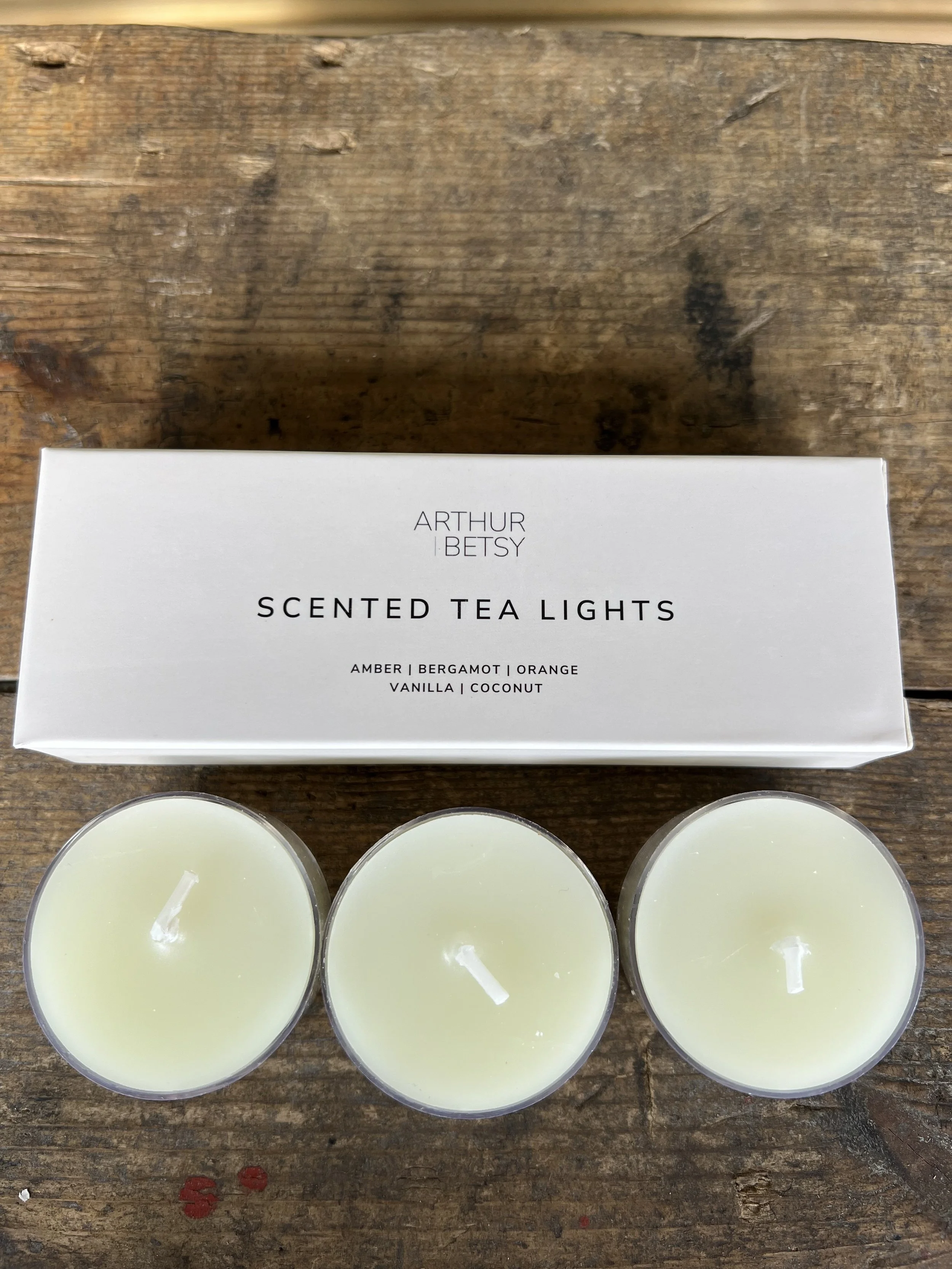 Bergamot and Amber Tea Lights