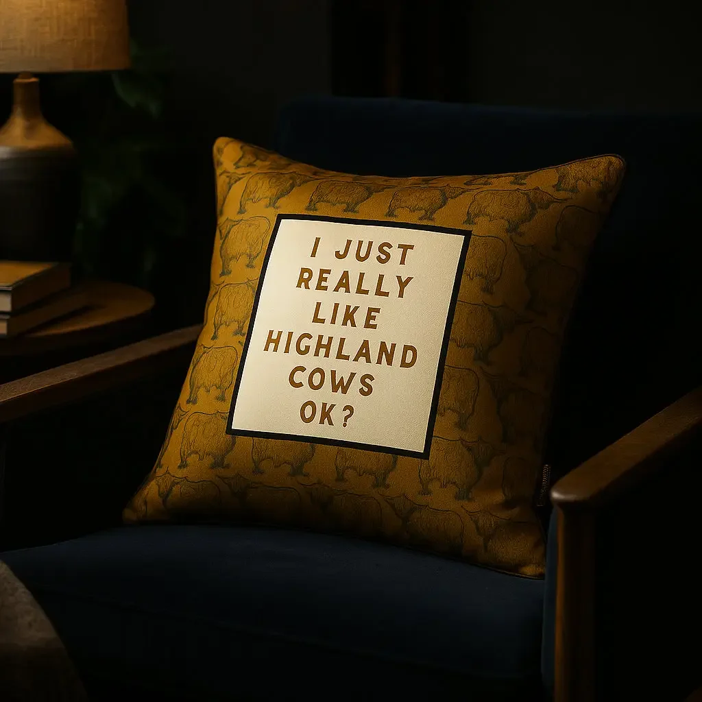 Highland Cow Confession Cow