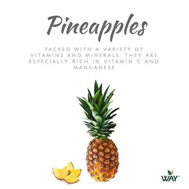 Brighten up your day by having #pineaples | They are naturally sweet, great for digestion, full of vitamin C, fiber, manganese, vitamin B6, vitamin B1 and more vitamins and minerals that our body needs | Pineapples are also affordable, easy to prepar