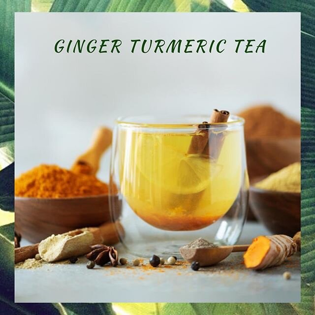 Looking for a natural  #coldremedy?  One of our favorites is Ginger &amp; Turmeric Tea .
🌱 Directions: 🌱
.
- Fill some filtered water into your kettle and bring to a boil. Let the water cool down.
- Chop  fresh ginger and turmeric into thin slices.