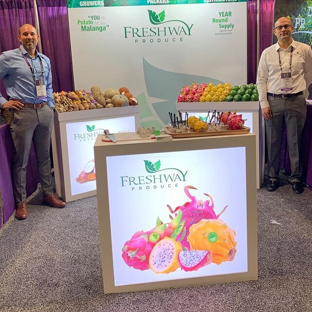 Visit us today booth #852 at 
#southeastproducecouncil  and try our delicious #dragonfruit 🌱
.
.
.
.
.
#SEPCSouthernExposure #dragonfruit #pitahaya