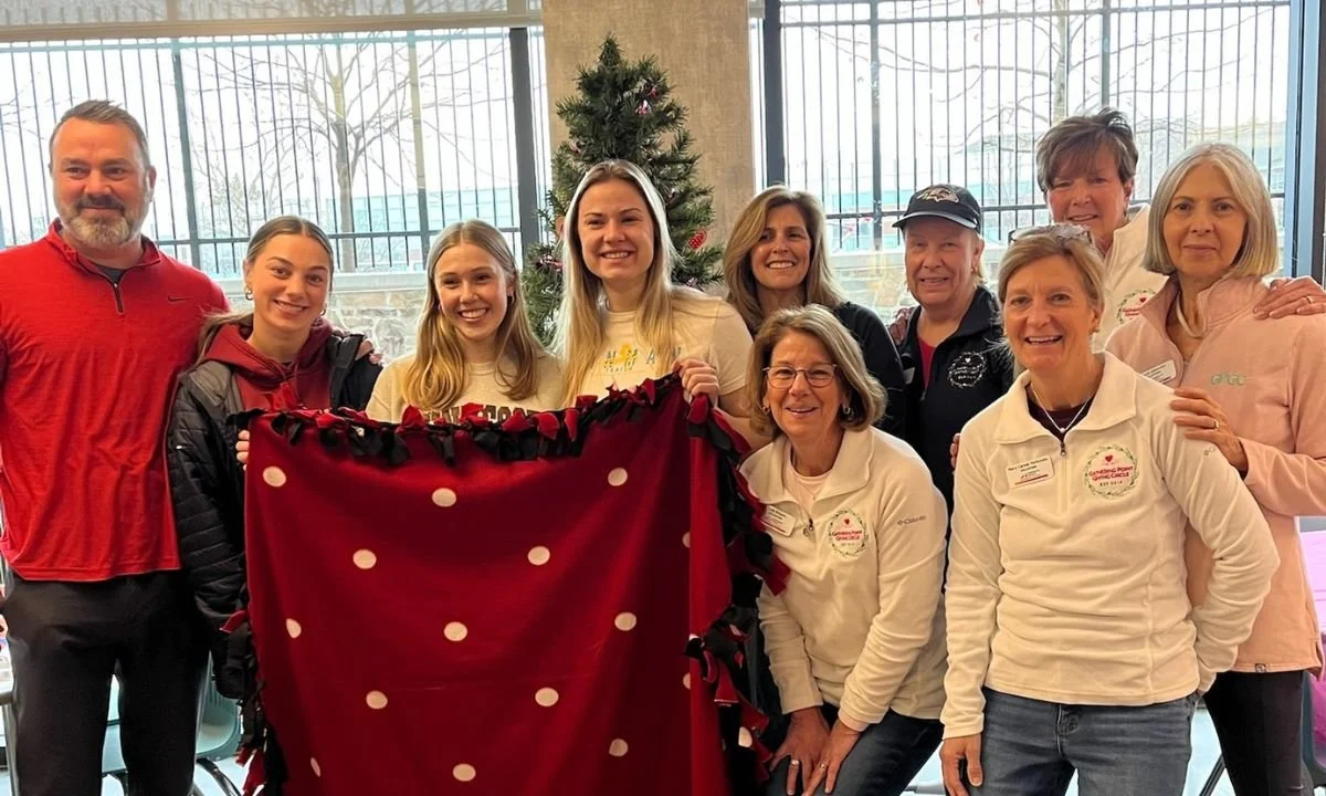 Blankets of Love created by women of Helping Up Mission for children at Ronald McDonald House