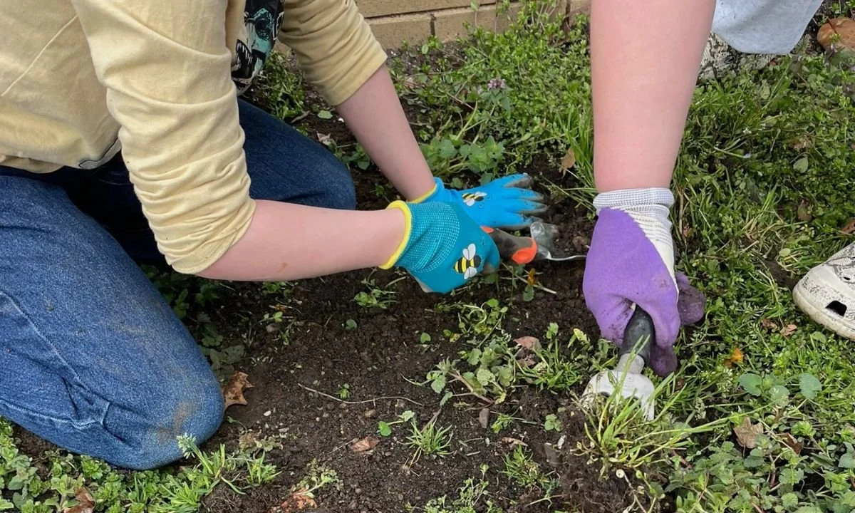 Building a Children’s garden at St. Vincent’s Villa