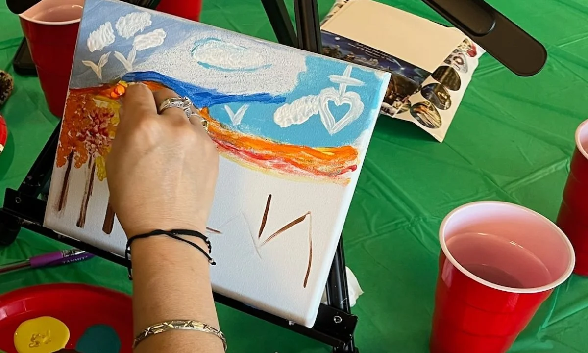 Creative enrichment activities at Helping Up Mission Center for Women and Children