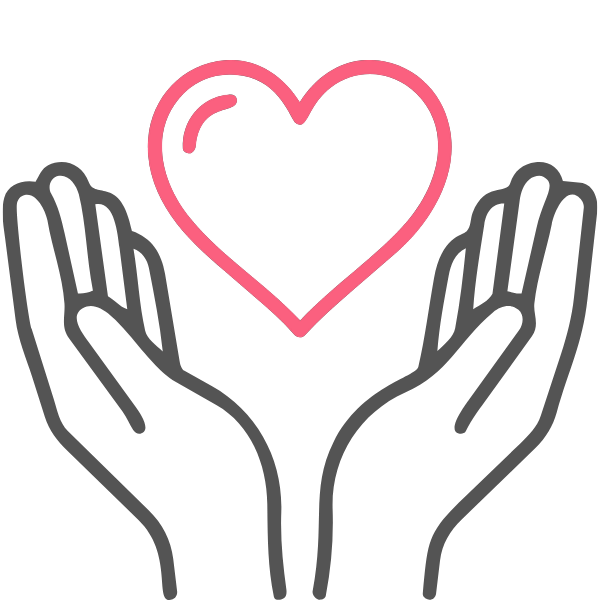 hands and heart icon