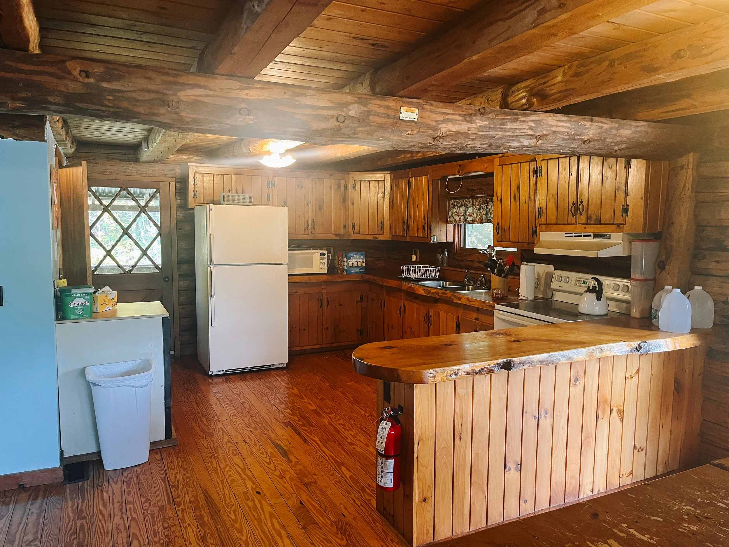 Log Cabin Kitchen