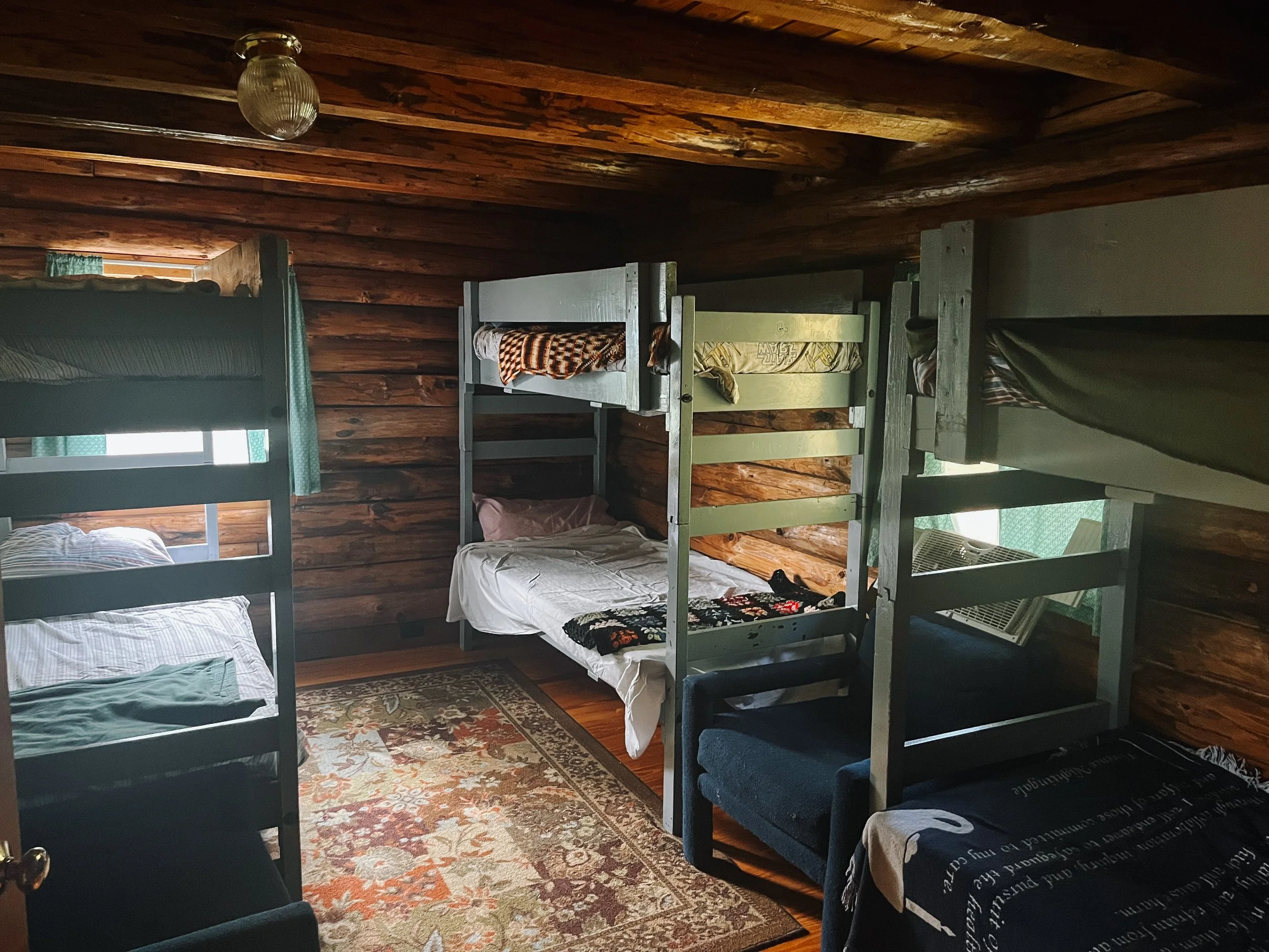 Log Cabin Downstairs Bedroom