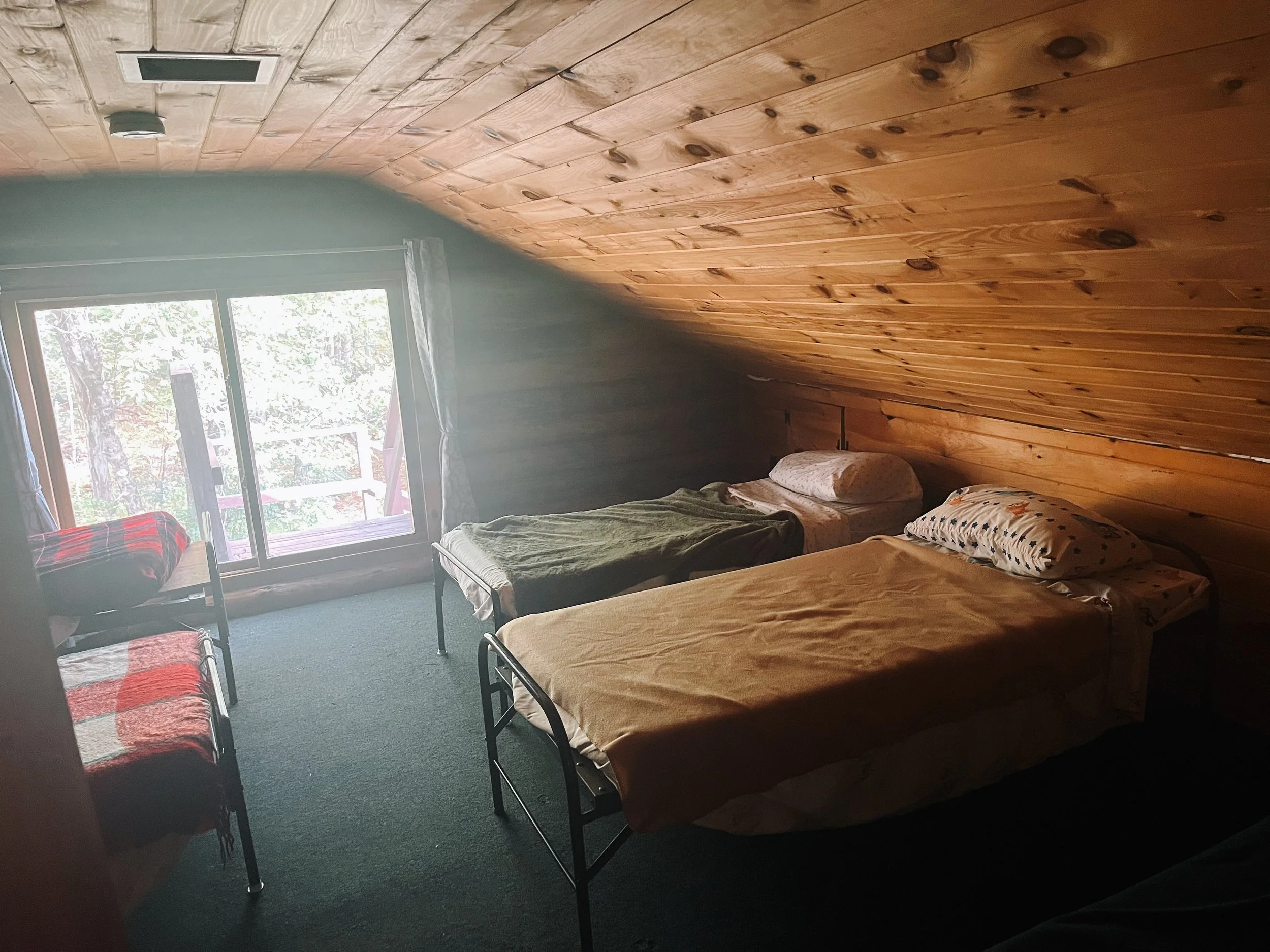 Log Cabin Upstairs Bedroom 1