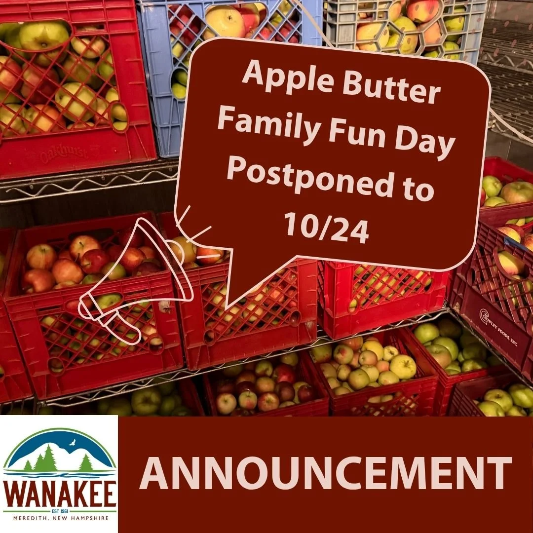 Apple Butter Family Fun Day Postponed to October 24
