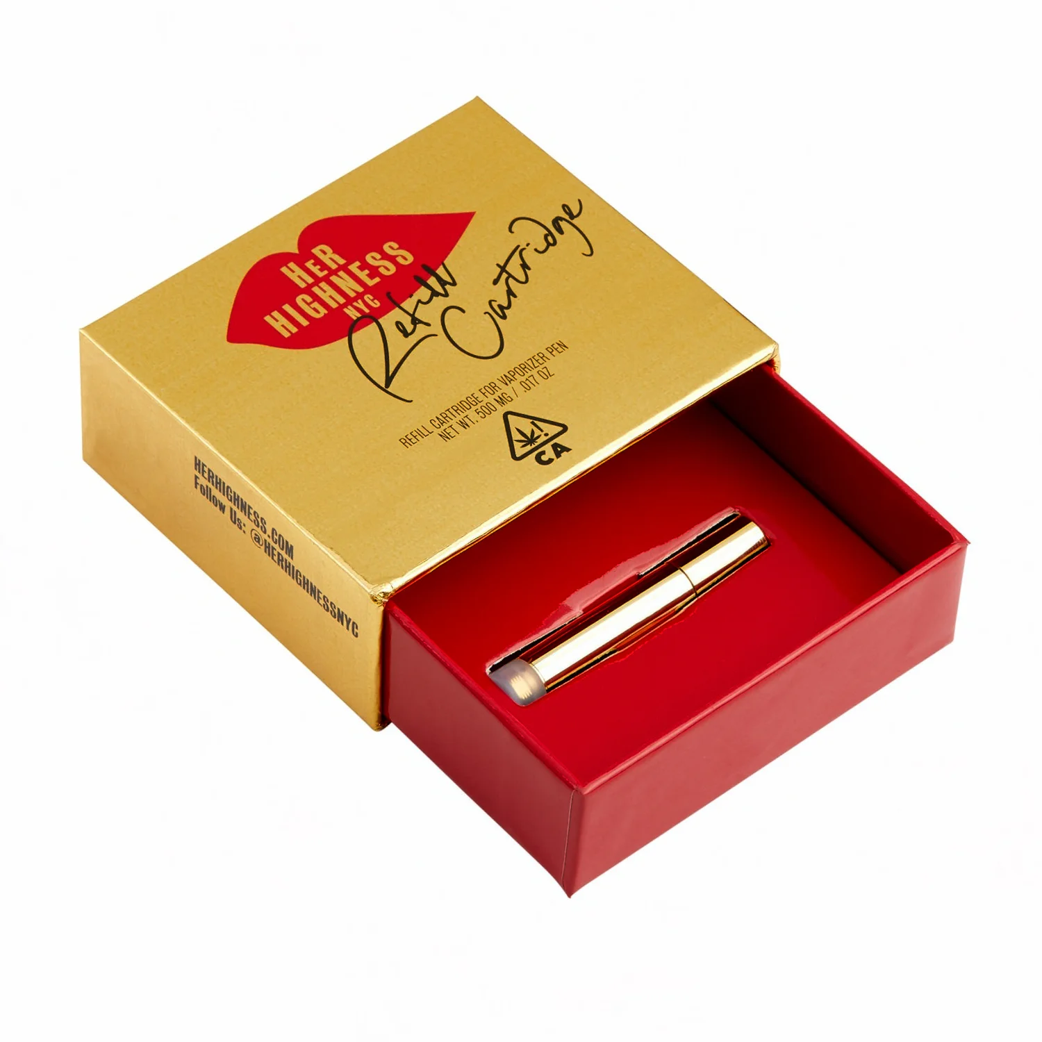 Giggle THC Gold Vape Pen XJ-13 Refill Cartridge — Her Highness