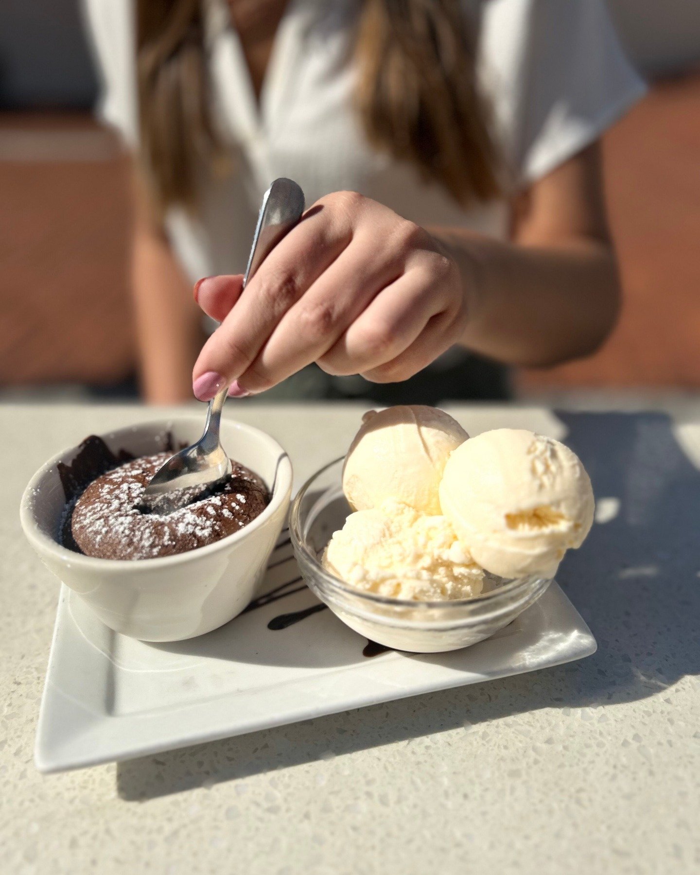 Have you had our Hot Chocolate Molten Cake? It's a MUST. 🍫