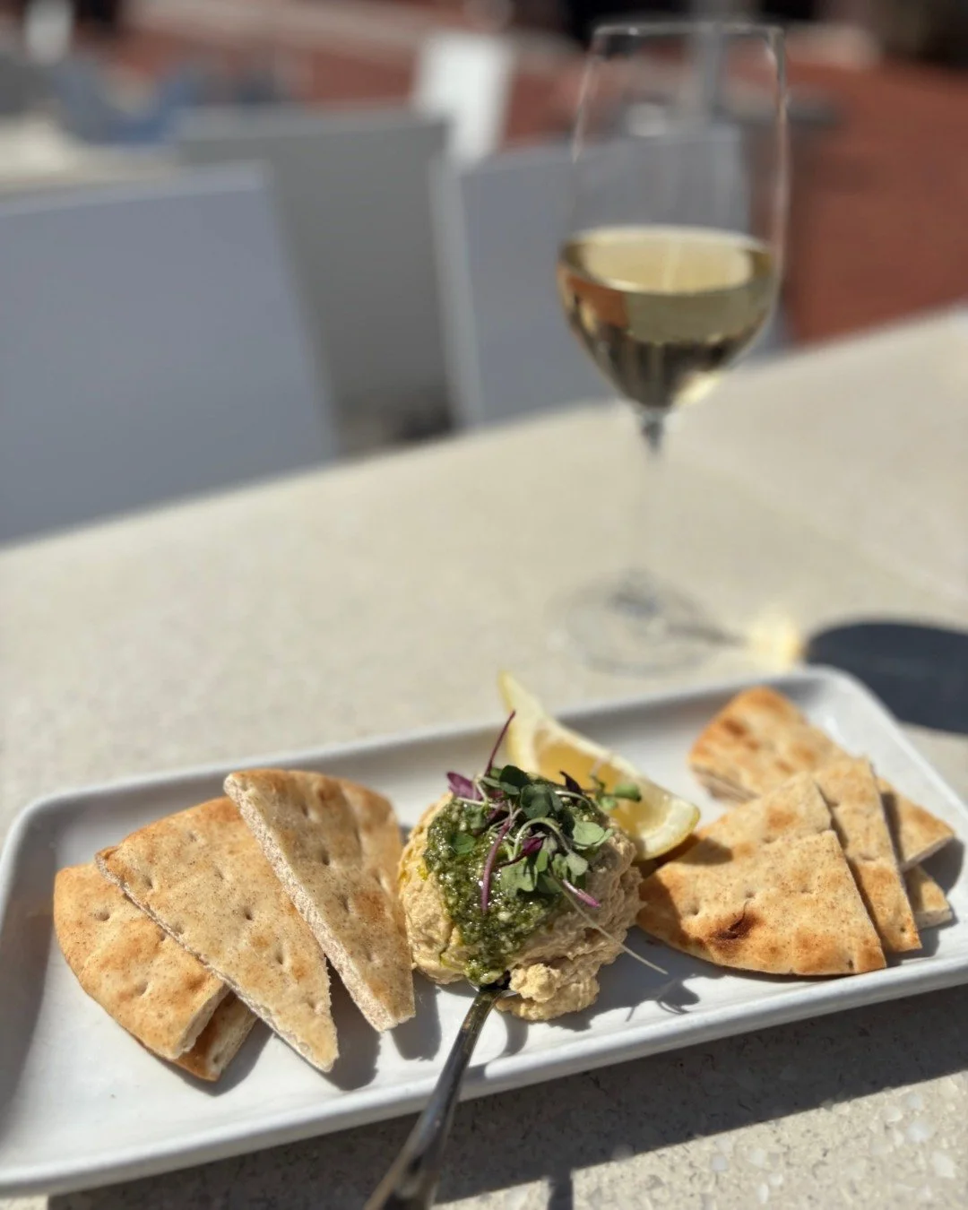 Fresh and flavorful &ndash; our Daily Hummus and Pita hits the spot every time!