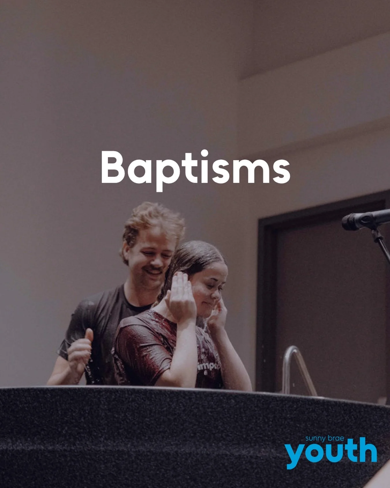 Join us this Tuesday for youth baptisms! Youth groups starts at 6:30pm and Baptisms start at 7:30pm! Everyone is invited for the Baptisms 🙏🏼💛