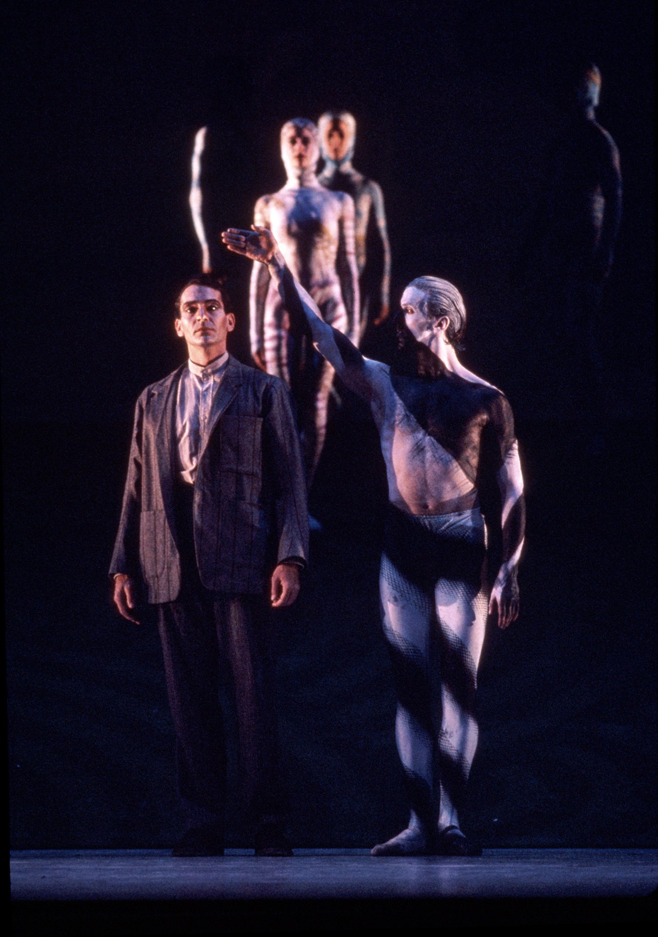  San Francisco Ballet: Ashley Wheater as Satan and Jim Sohm as Job; photo: Marty Sohl 