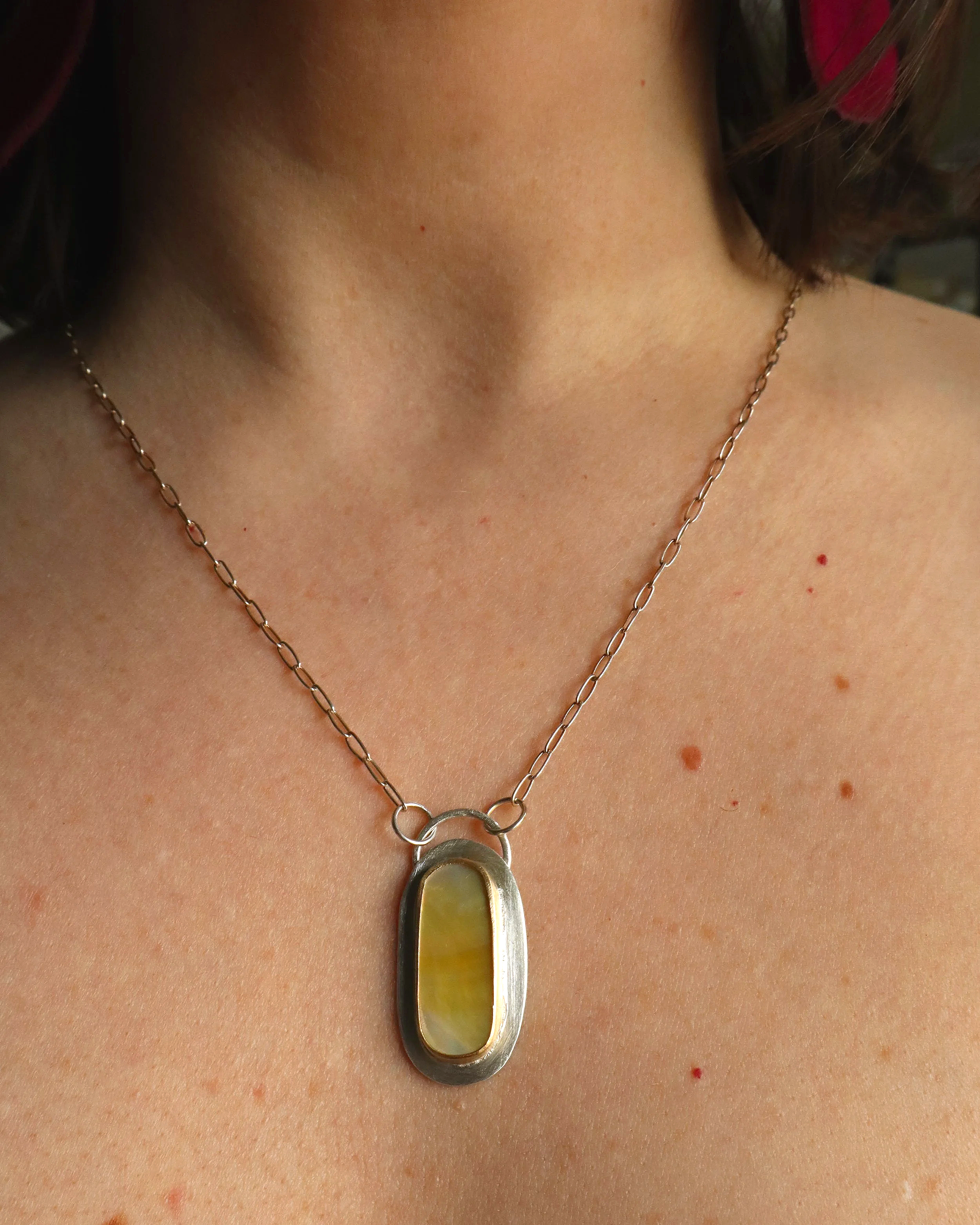 Celestial Abalone Sterling Silver Pendant