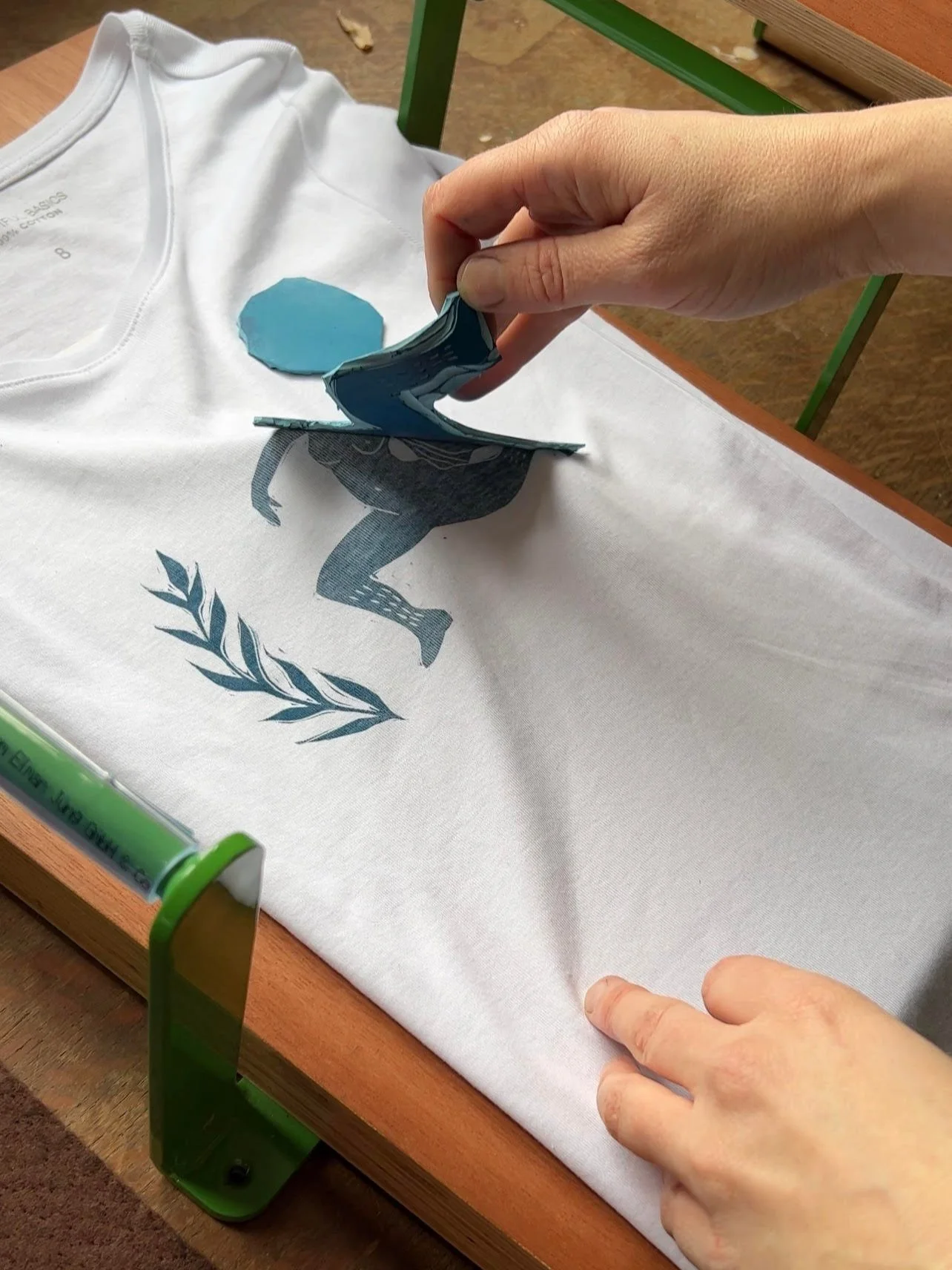 UPCYCLED FABRIC LINO PRINTING with Prints By The Bay **SOLD OUT 
