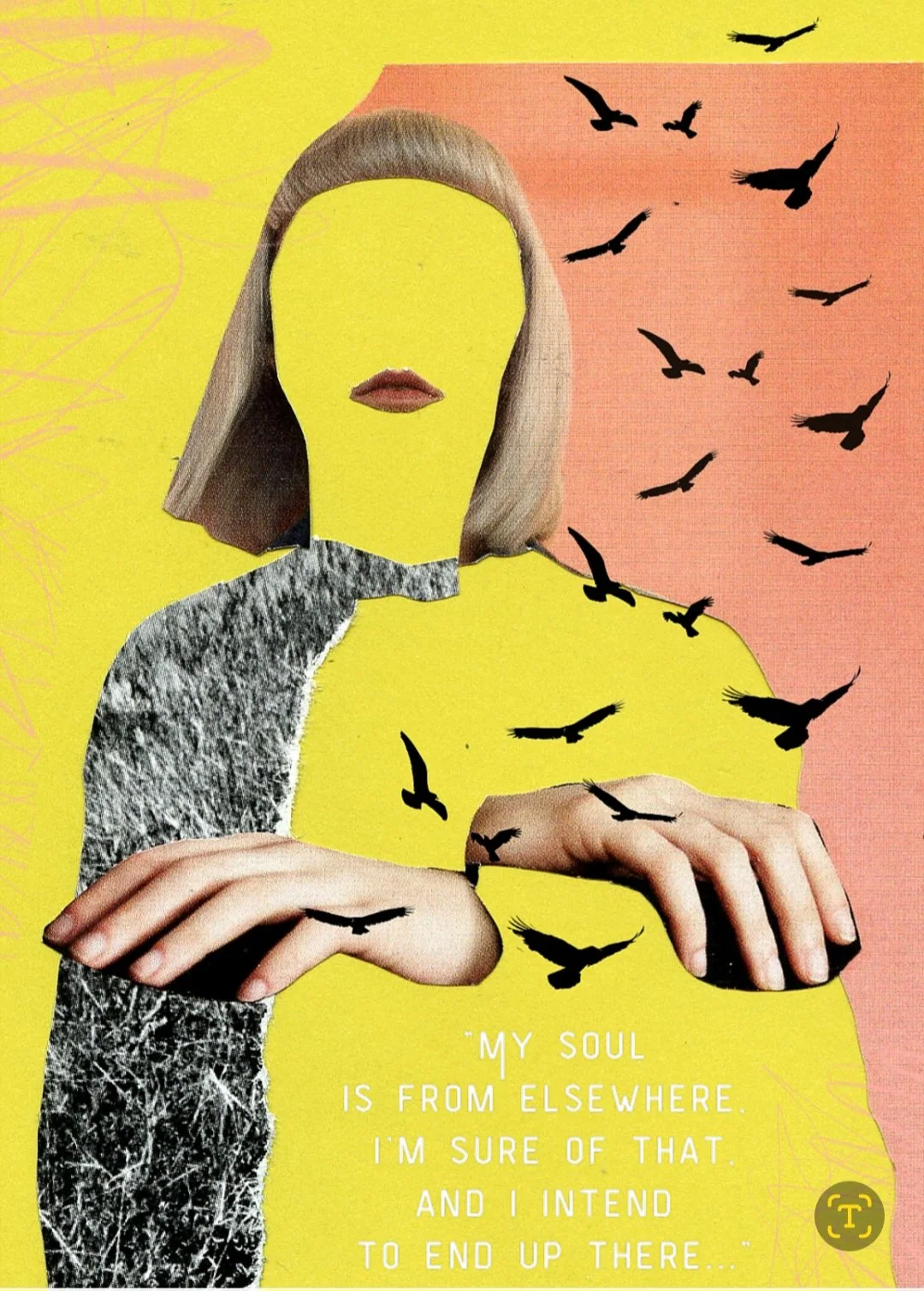 INTRODUCTION TO COLLAGE - Silhouette self portrait workshop