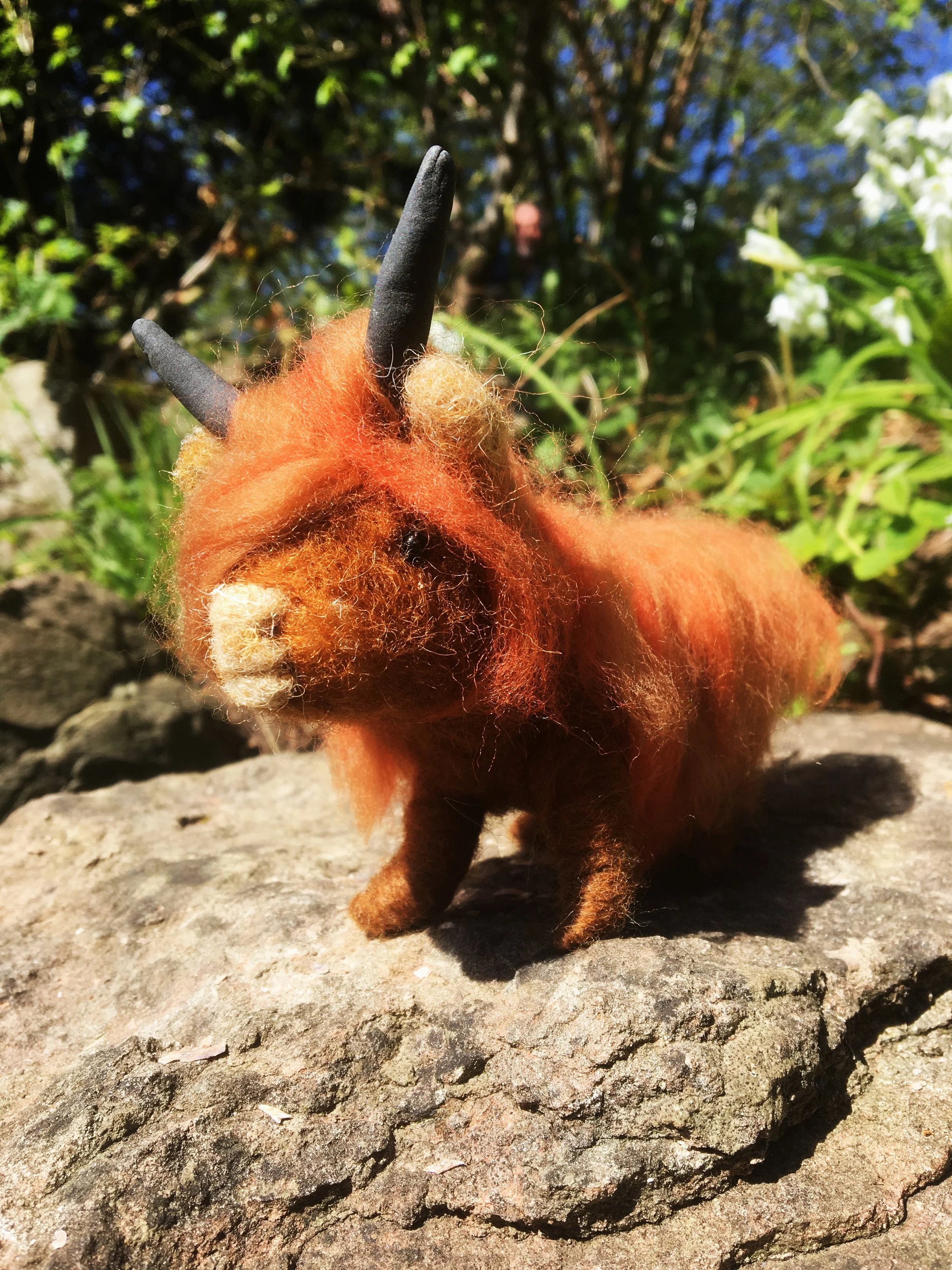 NEEDLE FELTING - HIGHLAND COW workshop
