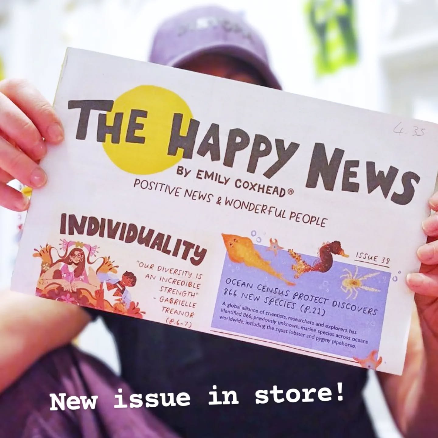 A bit of happiness for under a fiver @thehappynewspaper

 Read it, pass it on and spread joy 😀😊!

#exeterindependent 
#exeterlife 
#devon 
#exeterphoenix 
#inexeter 
#thehappynewspaper 
#independentdesign 
#independentshop