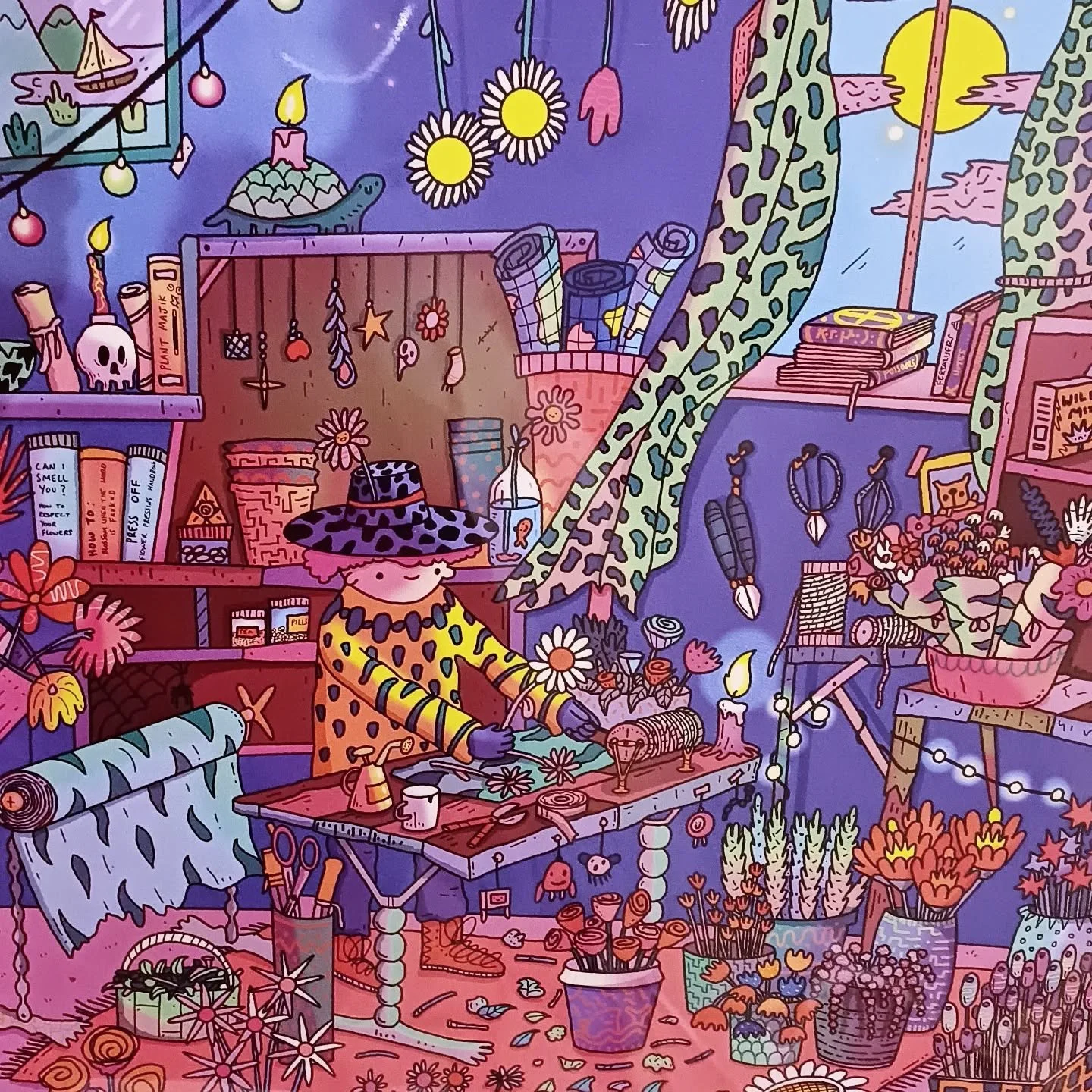 We LOVE this print, it's favourite in the shop! (Li'l close up for you, the actual one is A3)

@omgidrawedit ✌️🩷😃

#makermartexeter 
#independentartist 
#independentexeter 
#illustrationart 
#exeterphoenix 
#gandystreetexeter 
#exeter 
#digitalillu
