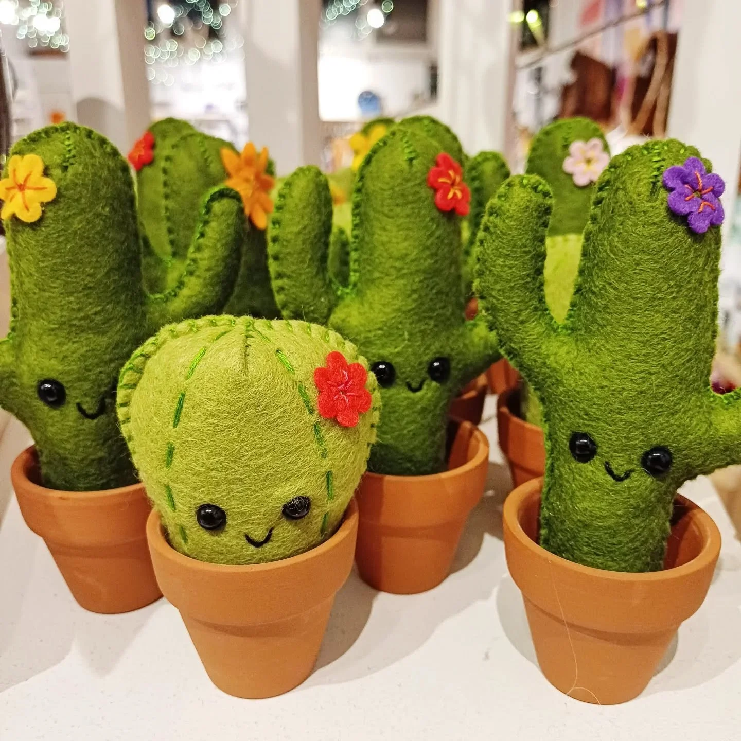 'Yippeeee, we're back!' 

And looking cuter than ever 🌵🌻 

@wagtailtoymakers

#handmadeindevon 
#handmadegifts 
#exeterlife 
#exeterindependent 
#exeterphoenix 
#shopindependent 
#independentexeter 
#feltcraft