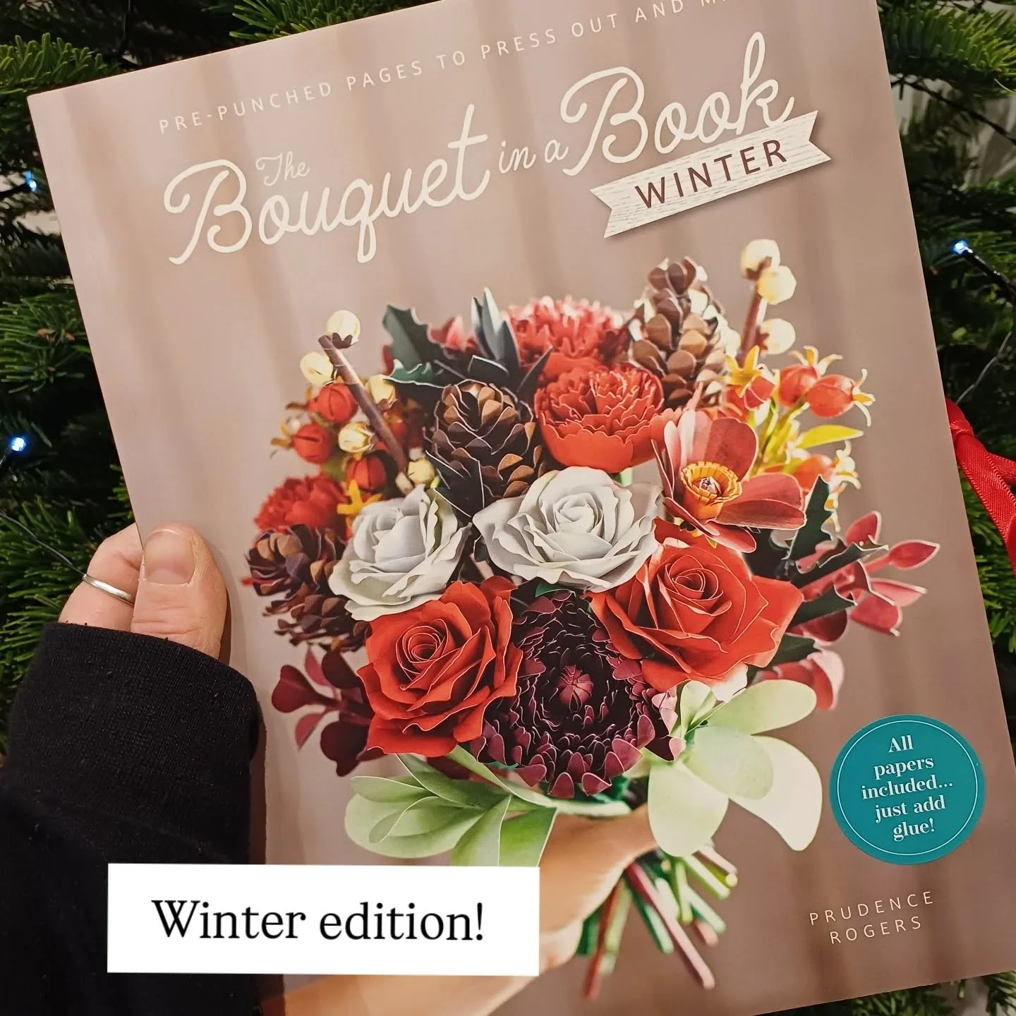 *NEW* 🌲⭐️

The Winter edition of Bouquet In A Book, fresh in the Mart. It's a work of art in itself!

Make your own beautiful paper Winter flowers following step-by-step instructions. Simply push out the paper shapes from the book, glue them togethe