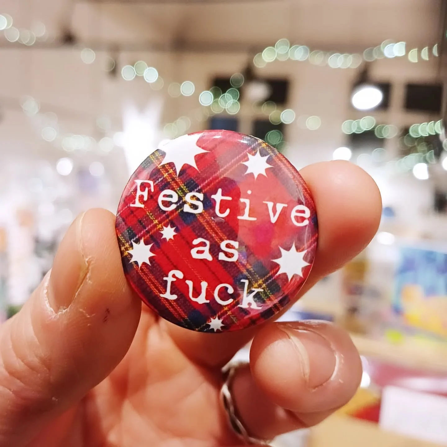 Yes mate!! 🎄⭐️ 

2 quid badges from @pnkbadger. We also have ones for the Xmas haters too... 

#badgedesign 
#independentshop 
#exetercreatives 
#shopindependent 
#exeterphoenix 
#gandystreetexeter 
#makermartexeter
