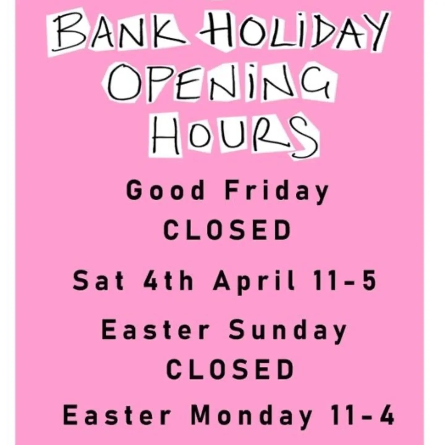 Here's our Easter opening folks 🙂

#inexeter 
#makermartexeter 
#exeterphoenix