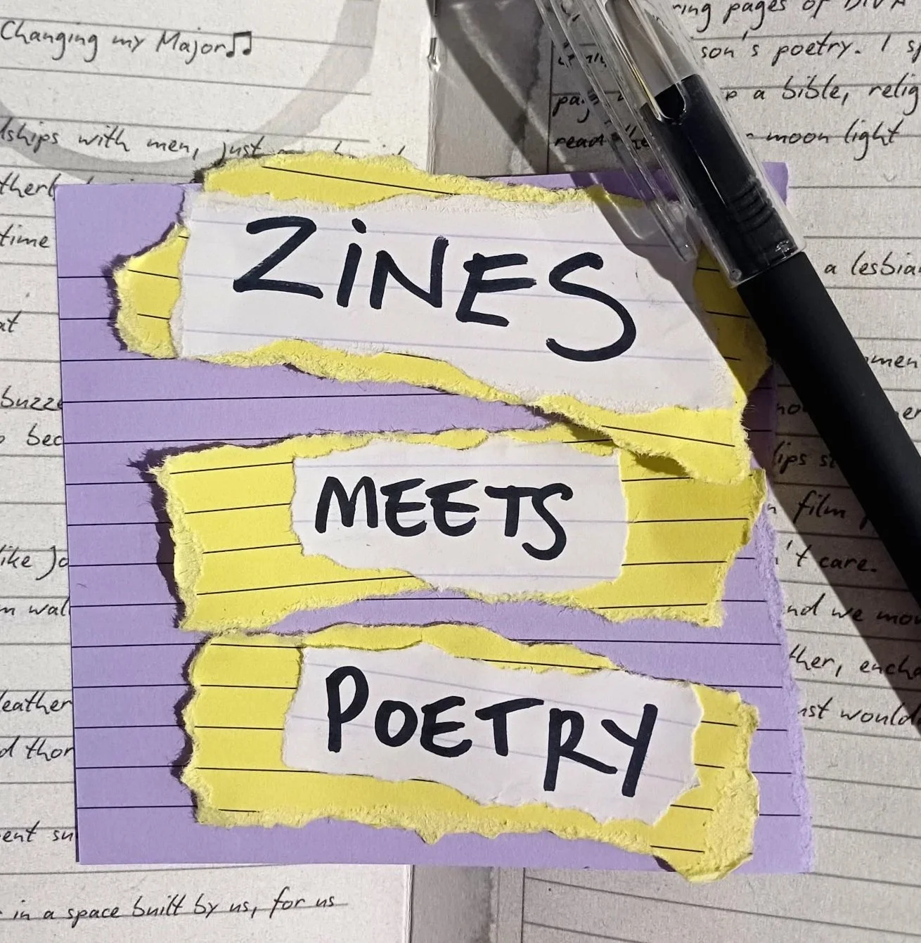 ZINES meet POETRY with MANGANARO