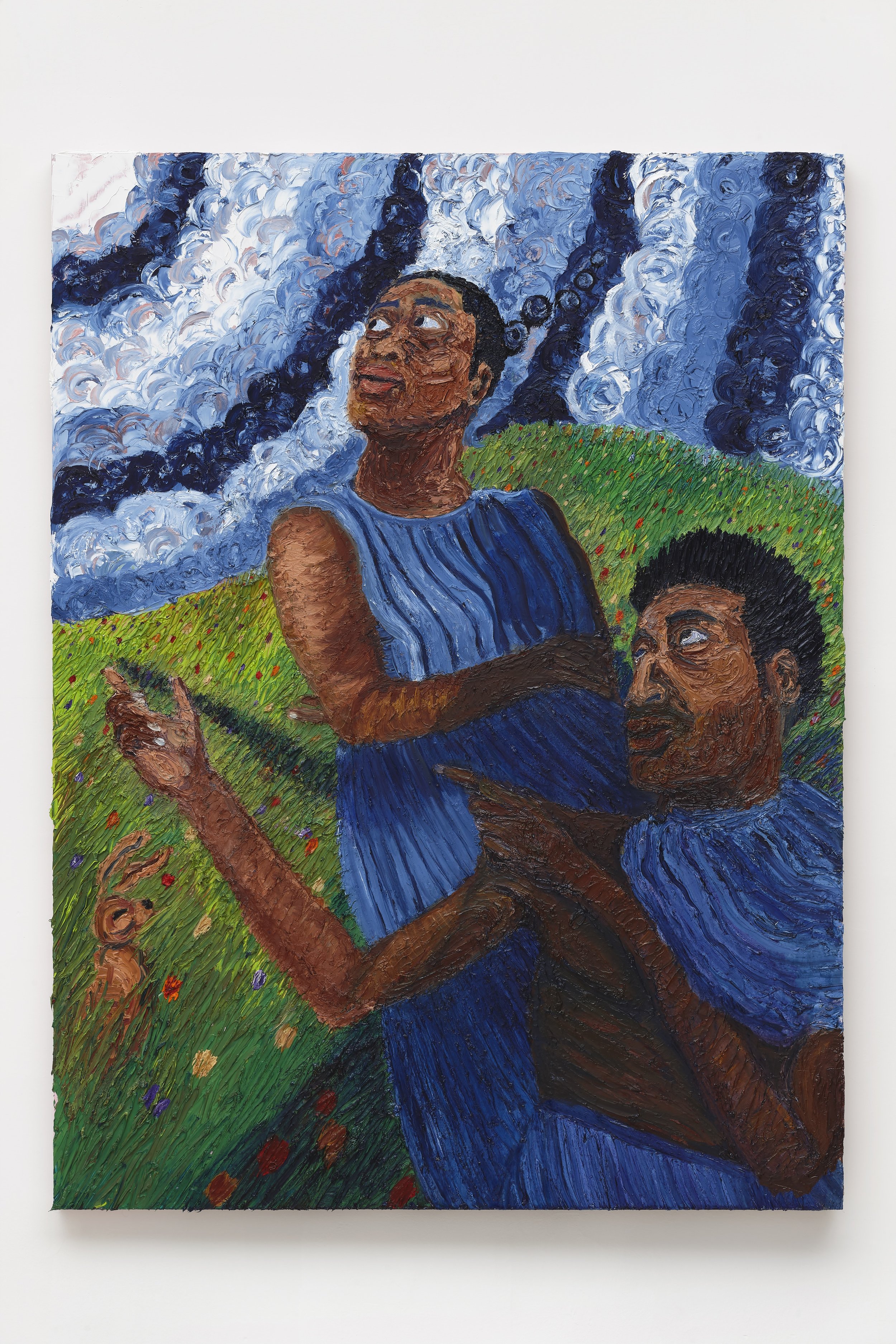 We Were Dancing, 2022 oil-on-panel 48h x 36w inches, 1969gallery .jpg