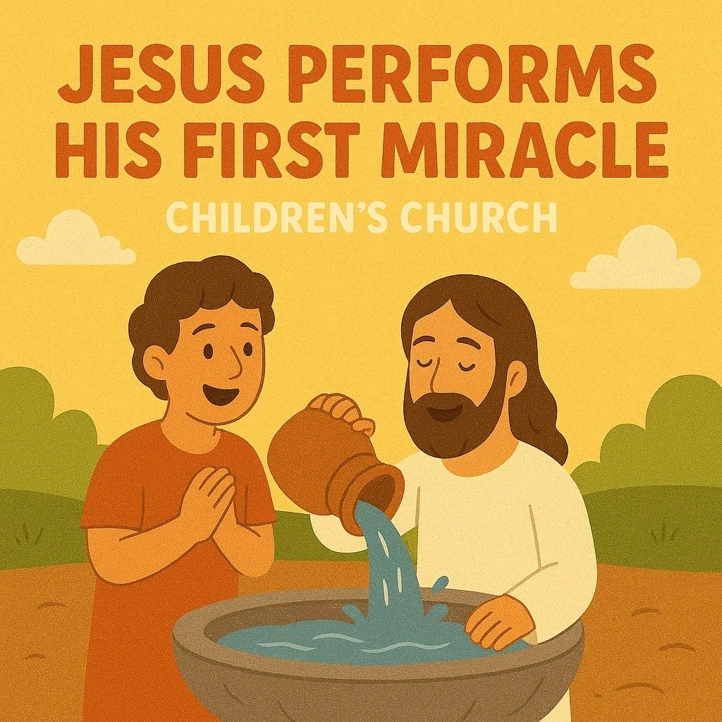 In Children's Church this Sunday we will continue to learn about how Jesus has God's power