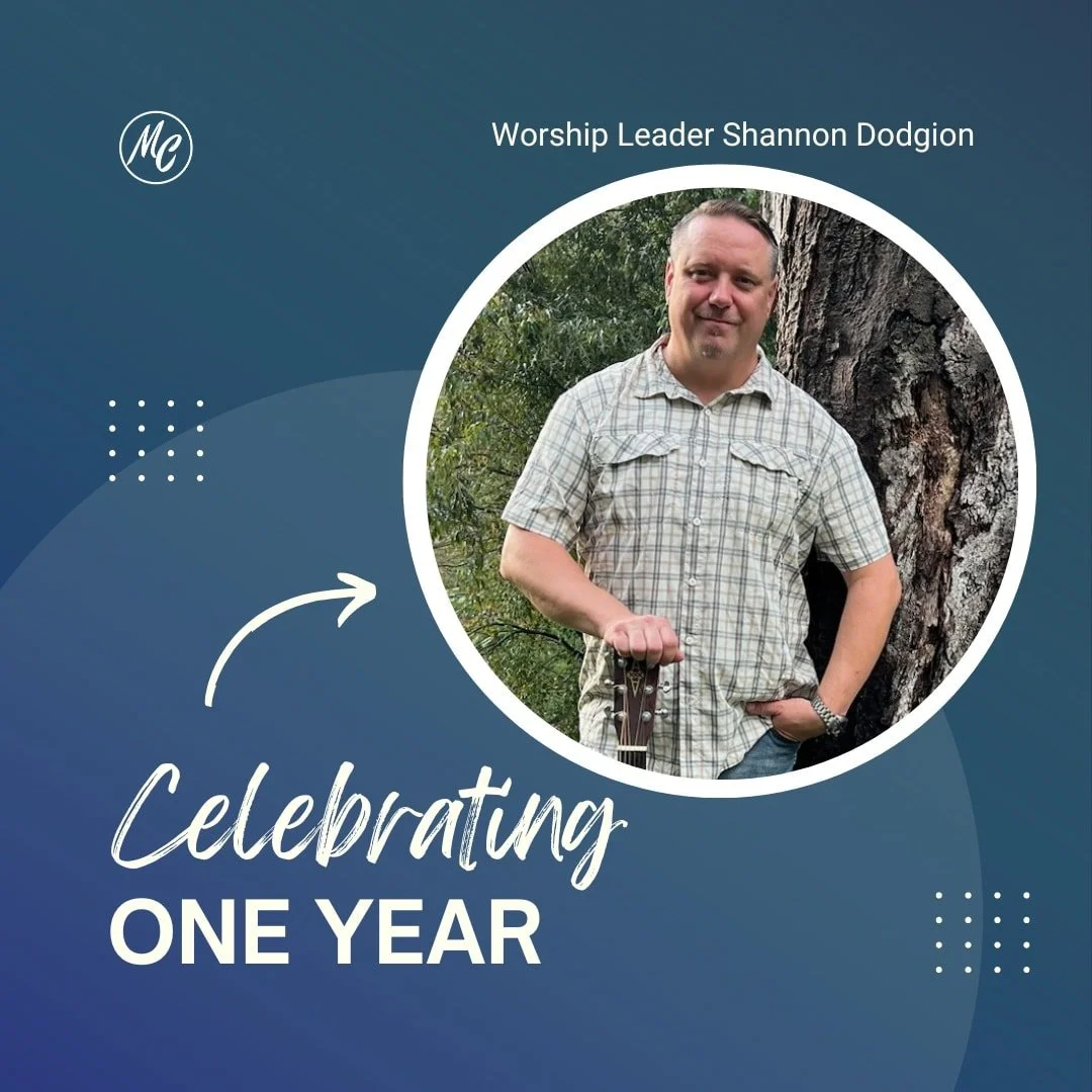 Today we’re celebrating one amazing year with Shannon as our Worship Leader!
Thank you for leading us with humility, joy, and a heart that points us to Jesus every single week.