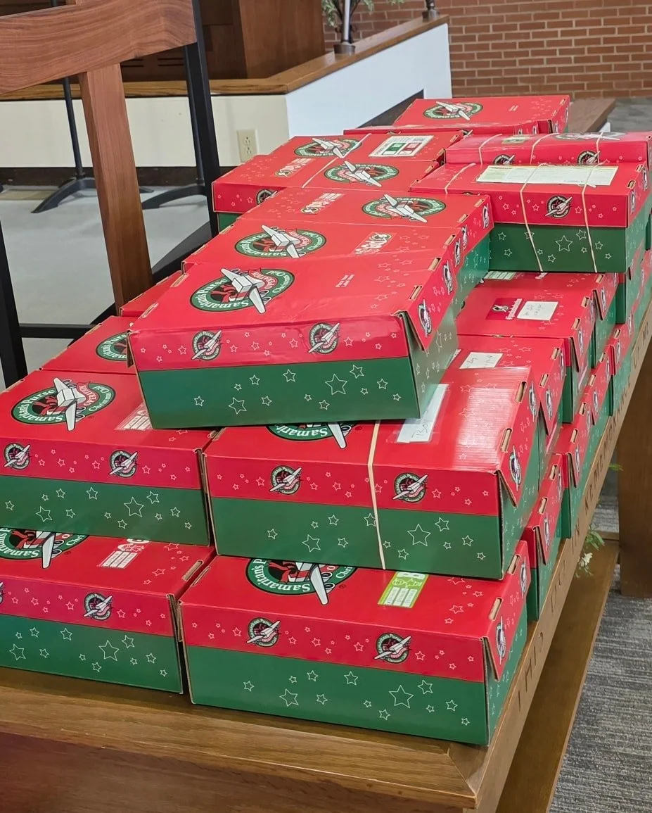 50 shoeboxes packed and prayed over! 🎁🙌 

We&rsquo;re asking God to use every gift to open hearts, change lives, and shine His light to children across the globe.
