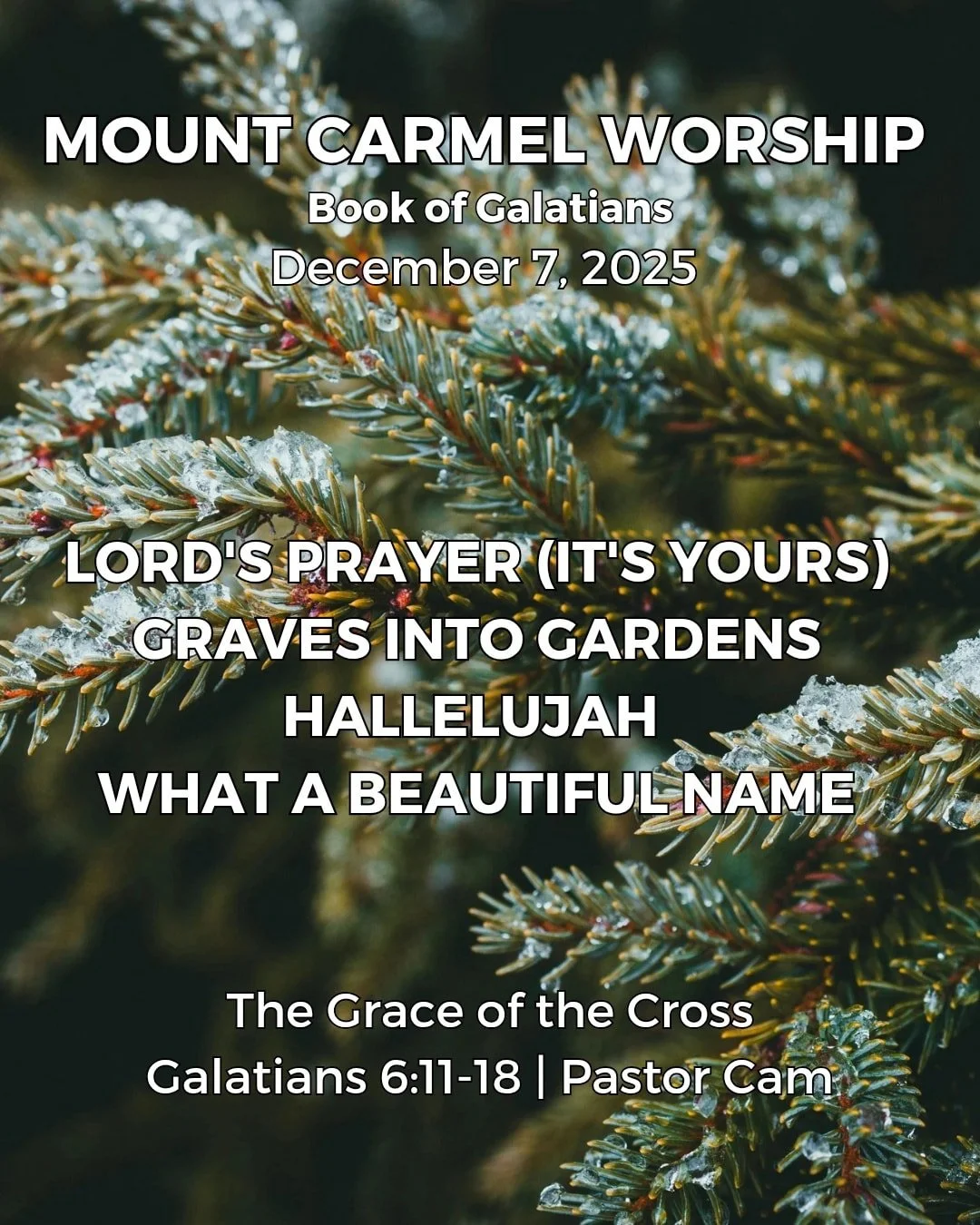 This Sunday we finish our journey through Galatians! 📖 Come worship with us as we dig into God&rsquo;s Word and celebrate the truth that sets us free.