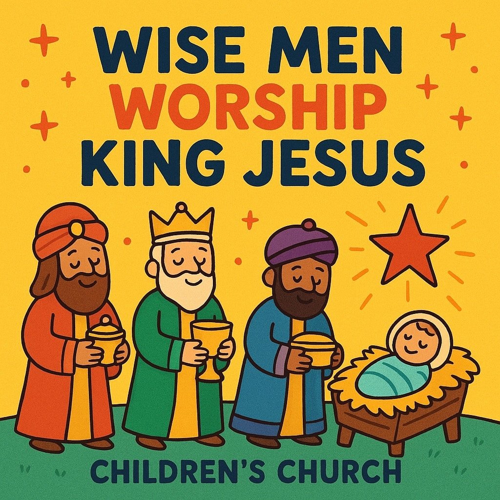The Wise Men came to worship King Jesus and so will we this Sunday! Join us in Children's Church on Sunday for a morning full of joy, learning, and wonder.