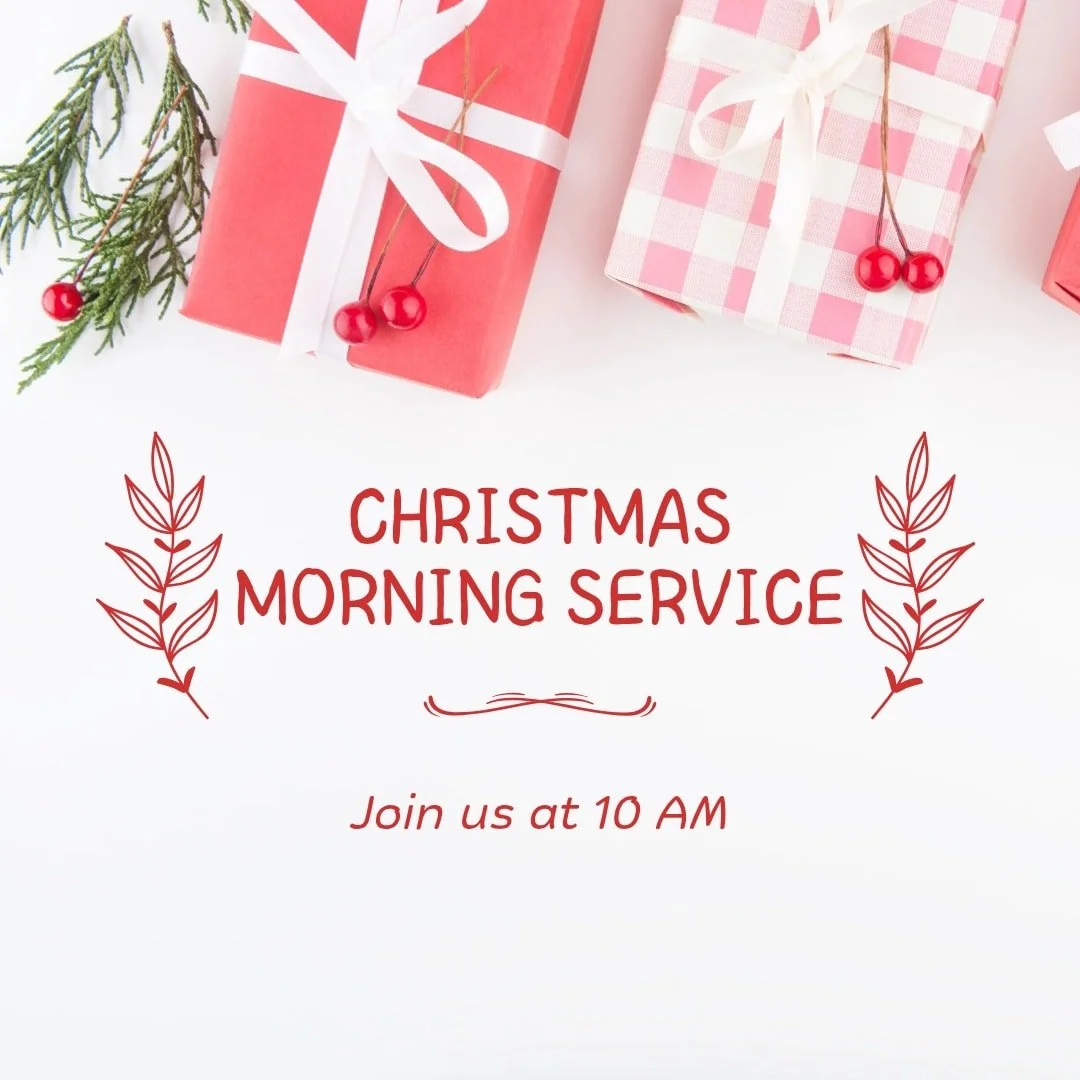 This Christmas morning, we&rsquo;ll gather briefly to celebrate the greatest gift of all Jesus. 

We&rsquo;d love for you to worship with us!