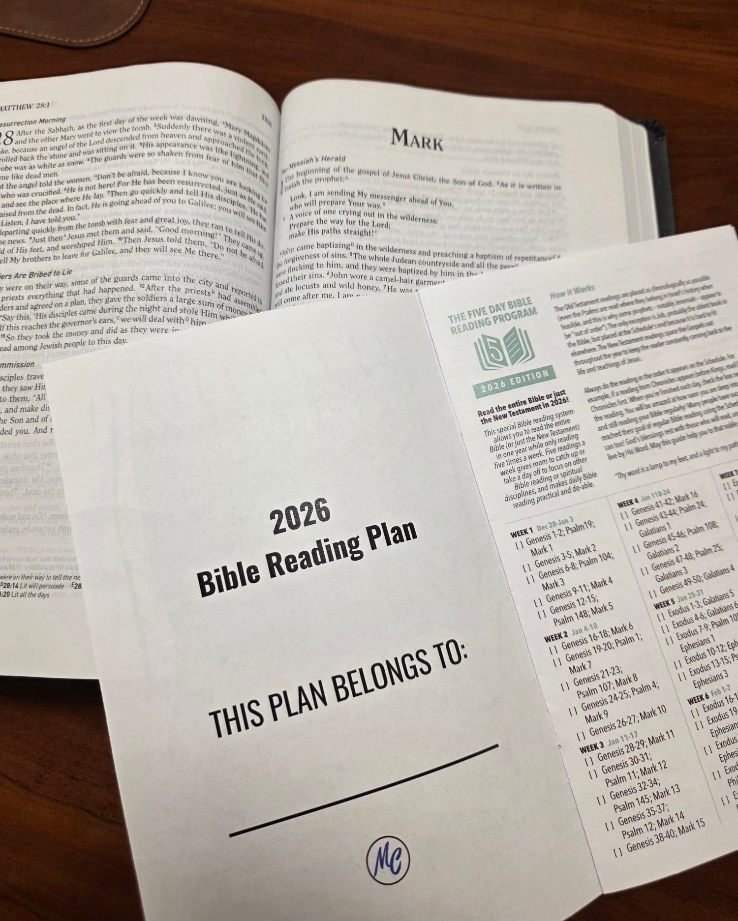 Ready to start the year rooted in God&rsquo;s Word? 📖 

Who&rsquo;s joining us as we begin our 2026 Bible Reading Plan today?