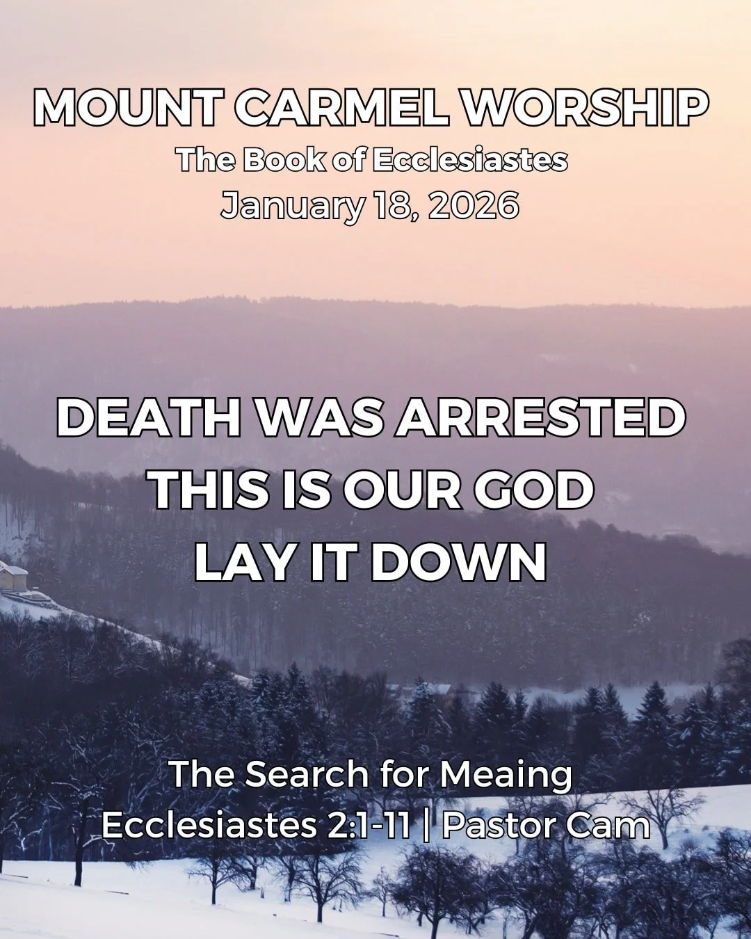 Life is better together. Join us for worship tomorrow, you don&rsquo;t have to do this alone.