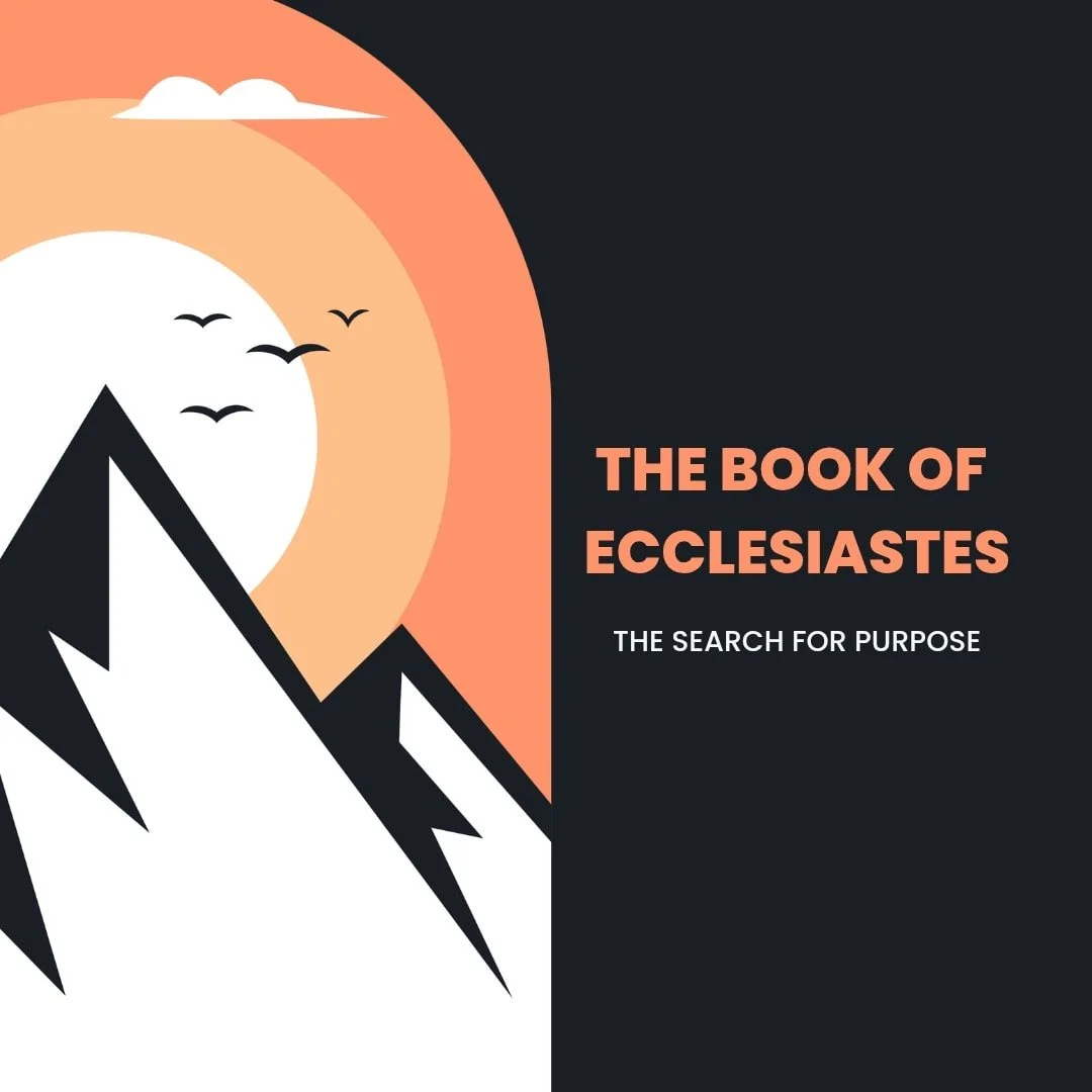 We've missed the last couple weeks because of snow days and now&rsquo;s the perfect time to catch up and refresh our journey through the Book of Ecclesiastes so we&rsquo;re all ready for Sunday.

Take a few minutes, lean in, and come prepared for wha