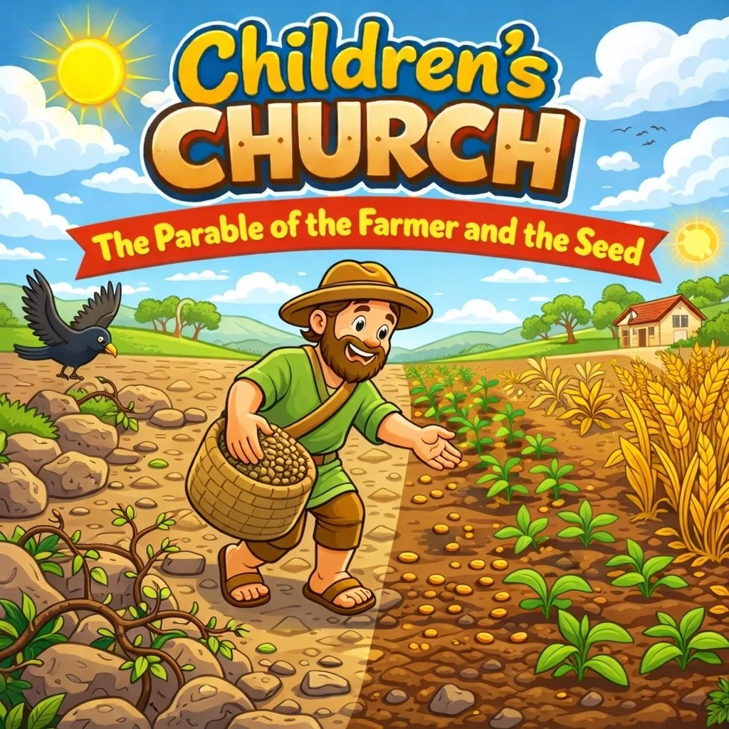 Good soil. Good seed. A growing faith. 🌾
In Children&rsquo;s Church this Sunday we'll learn that Jesus grows us!