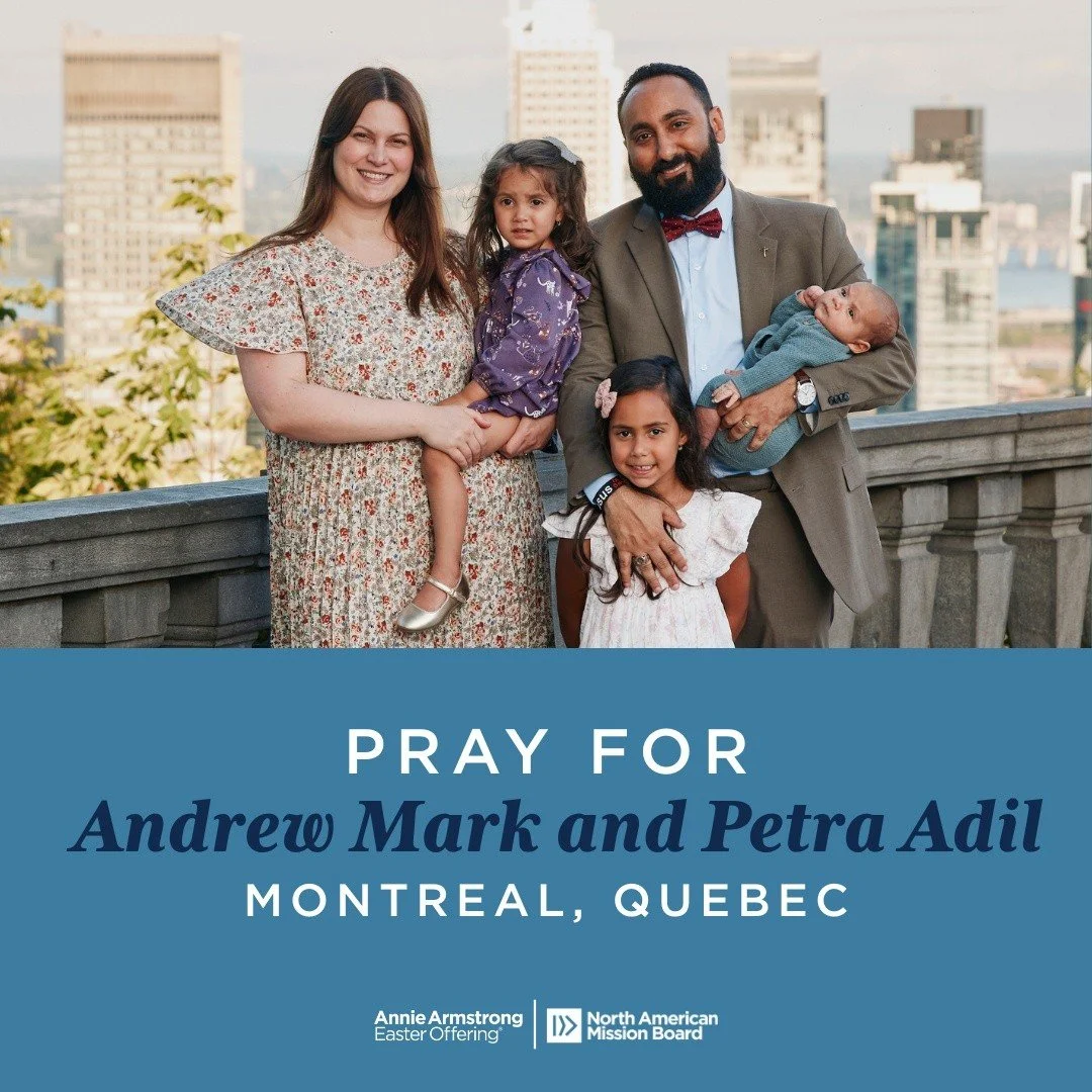 🚨 WEEK OF PRAYER DAY 4

In Montreal, where it is less than 1% evangelical, Andrew Adil&rsquo;s church plant is seeing God move in amazing ways. From Friday night street conversations to baptizing 10 people in their first year, the 
gospel is spreadi
