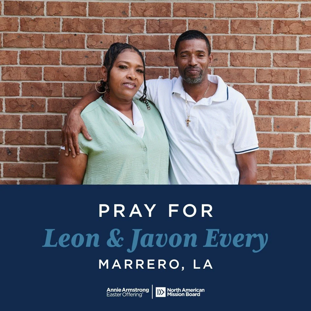 WEEK OF PRAYER DAY 6

Leon &amp; Javon Every drove by a church for years until one packed parking lot made them curious. A few Sundays later, they walked in, and their story changed forever. With missionaries Troy &amp; Chanel 
Gause, Ames Boulevard 