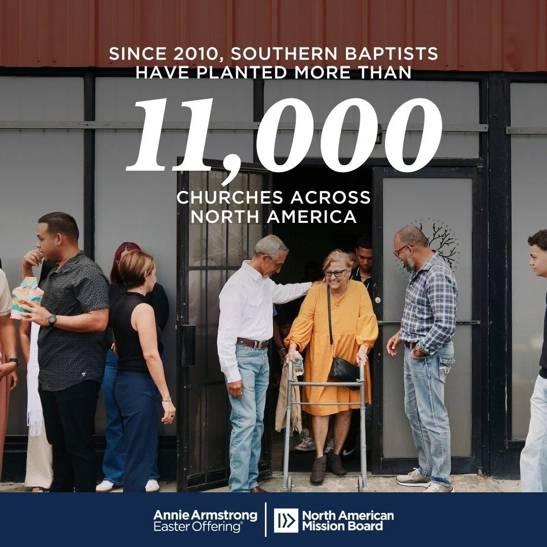 This is what your gifts to the #AnnieArmstrong Offering make possible! 

That&rsquo;s 11,000+ communities that otherwise might not have a gospel presence without your support.