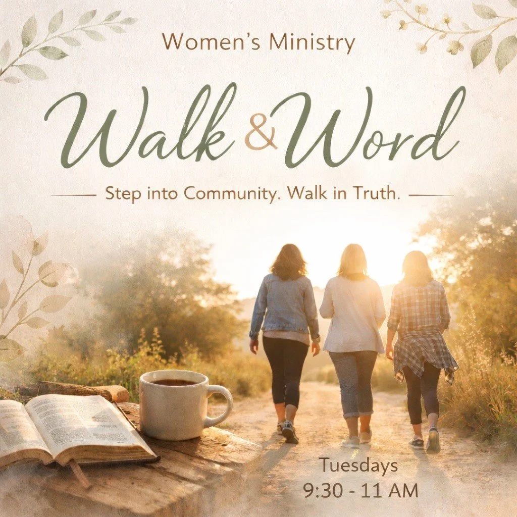 Women's Ministry is kicking of their Walk &amp; Word study this morning.
