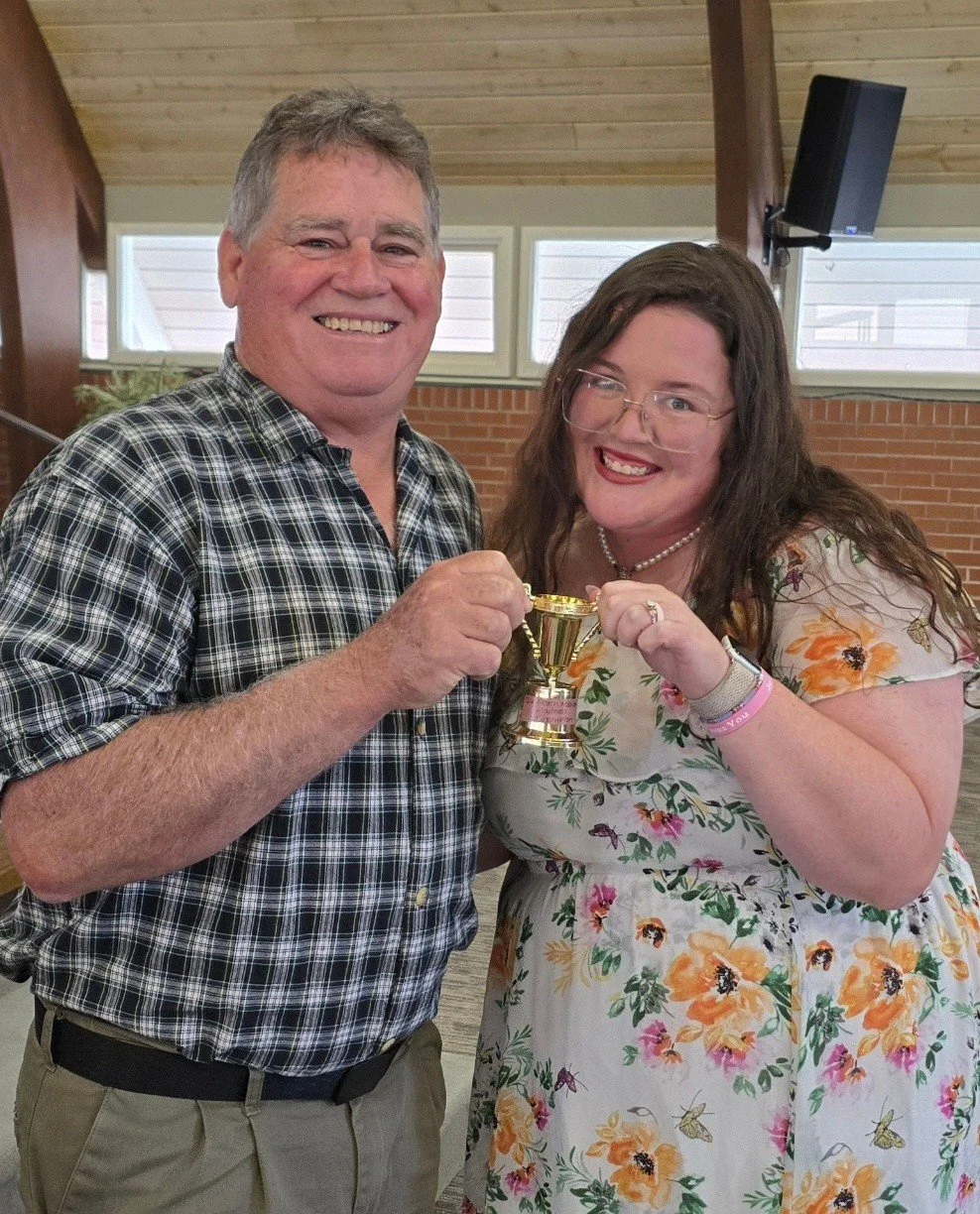 🏀 A new champ has been crowned!

Congrats to Keith Morris on winning our 3rd Annual March Missions Madness 🏆
He was officially awarded the trophy by '24 champ Courtney McLaughlin 👀

Enjoy it while it lasts&hellip;because next year, everyone&rsquo;