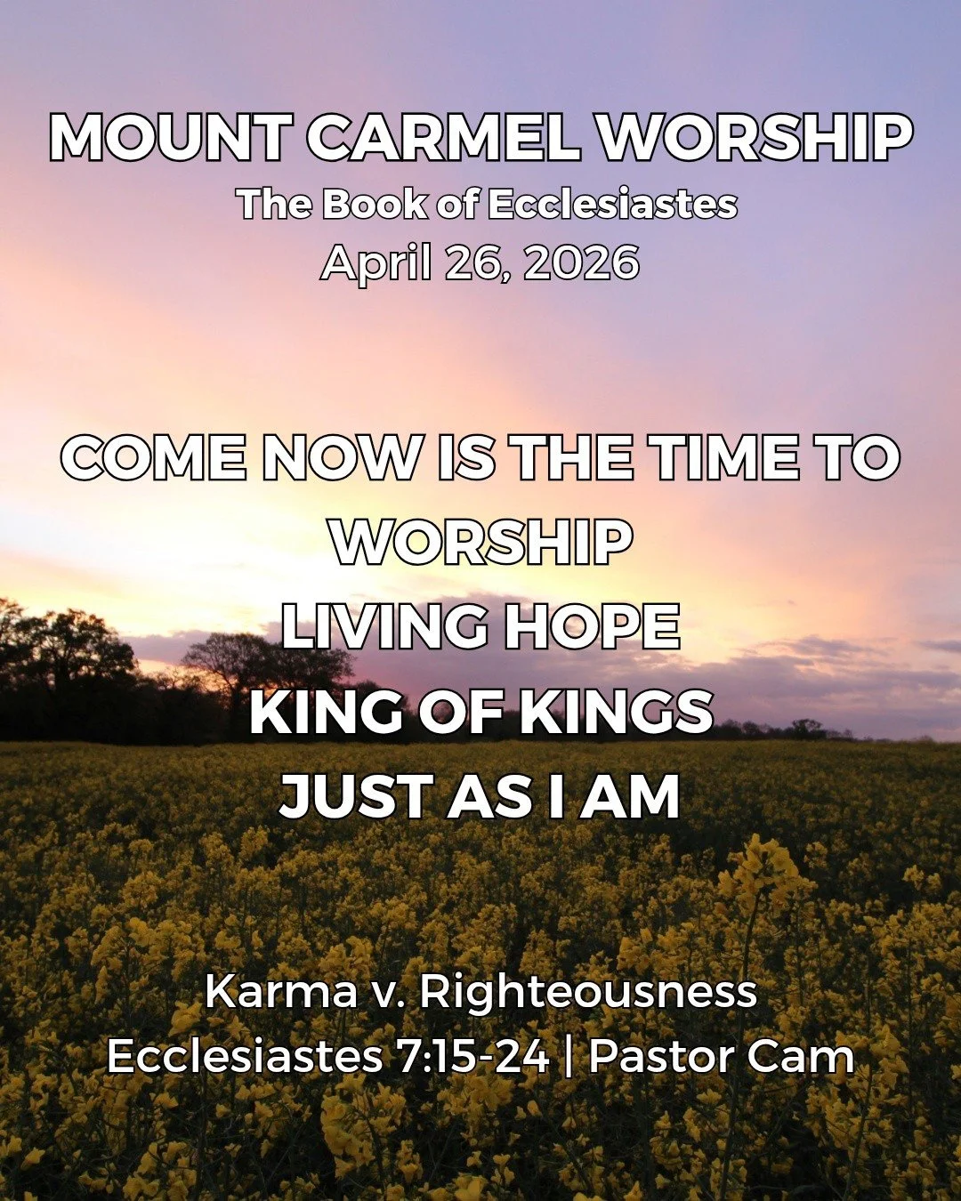 There's nothing like worshiping with your church family. 🙌💛

We can&rsquo;t wait to gather together tomorrow!